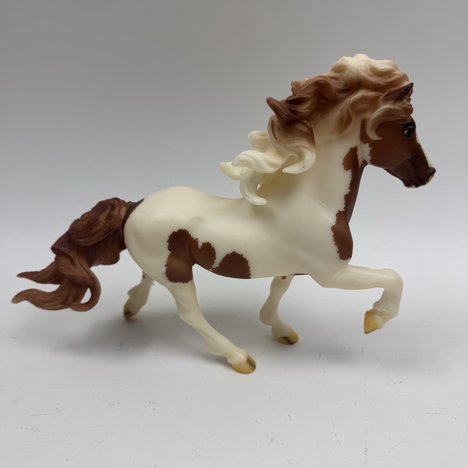 Retired Breyer Horse #1844 Spordur fra Bergi Red Dun Pinto Icelandic Stallion Retired Breyer Horse #1844 Spordur fra Bergi Red Dun Pinto Icelandic Stallion