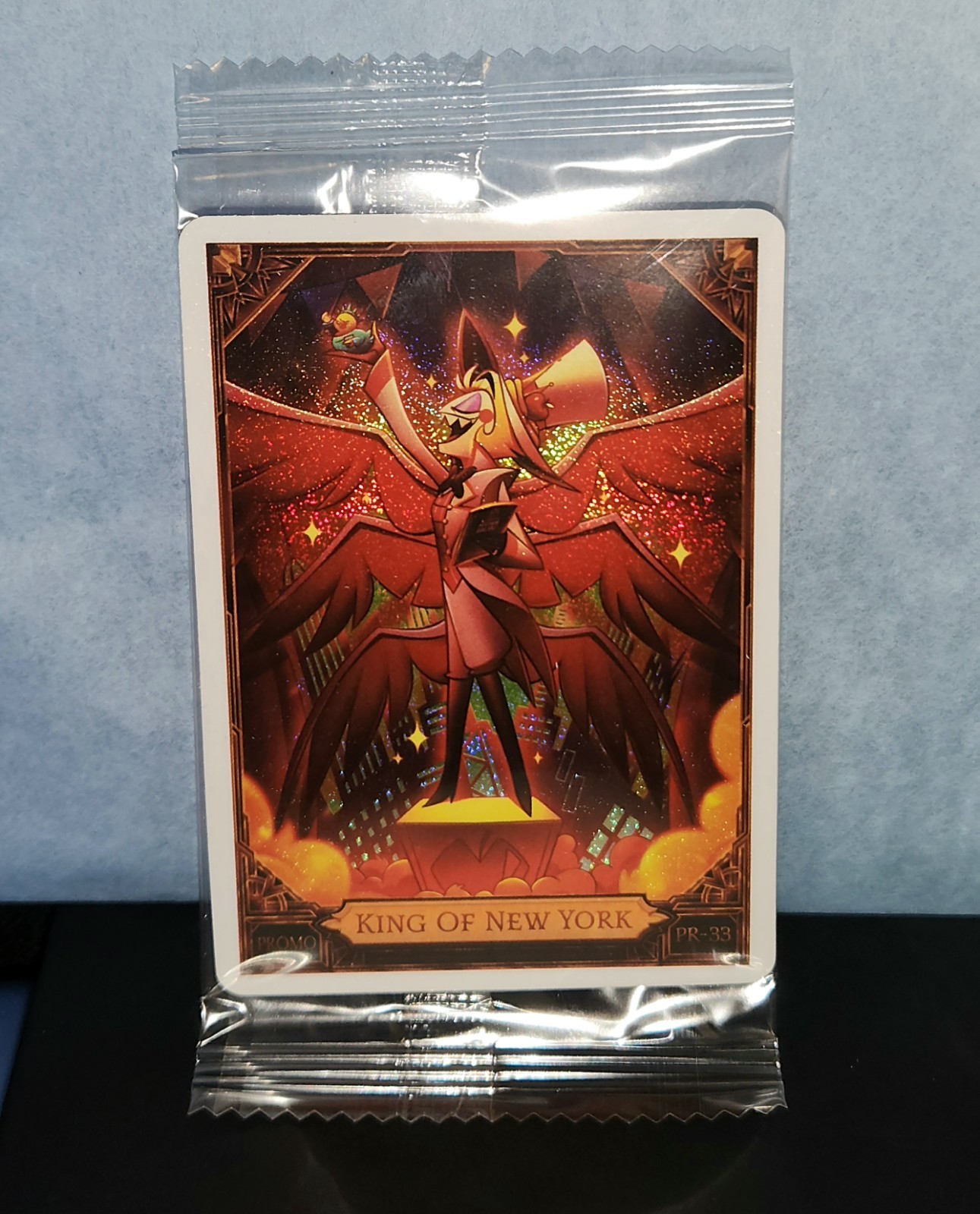 NYCC 2026 PSA HAZBIN HOTEL: LUCIFER King Of New York PROMO CARD (SEALED) NYCC 2026 PSA HAZBIN HOTEL: LUCIFER King Of New York PROMO CARD (SEALED)