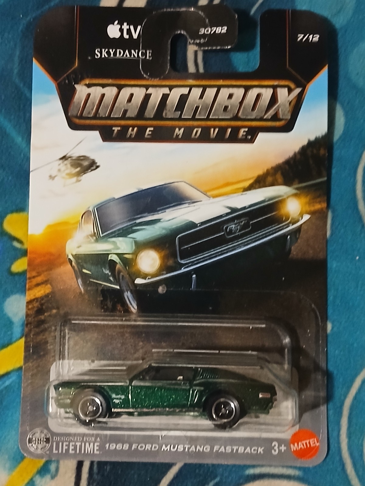2026 Matchbox The Movie 1968 Ford Mustang Fastback Highland Green 7/12 2026 Matchbox The Movie 1968 Ford Mustang Fastback Highland Green 7/12