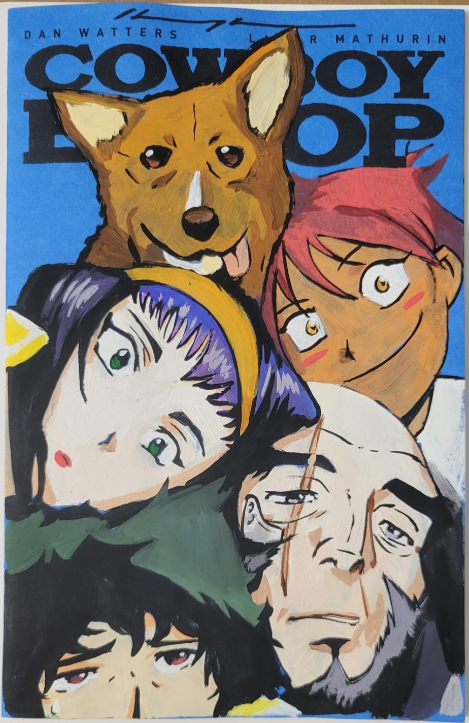 Cowboy Bebop #1 Sketch on Blank - Isaac Escarcega w/COA