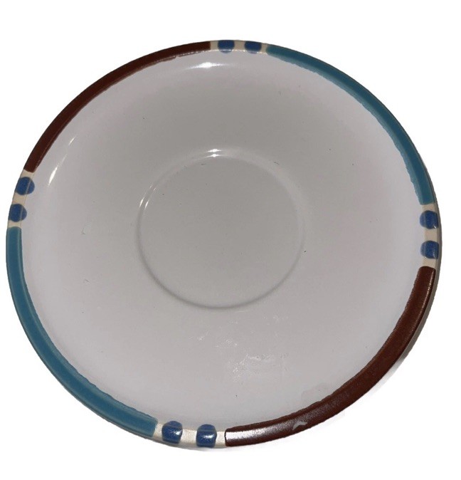 Nice Vintage DANSK Mesa Design White JAPAN Stoneware Replacement Saucer #3 