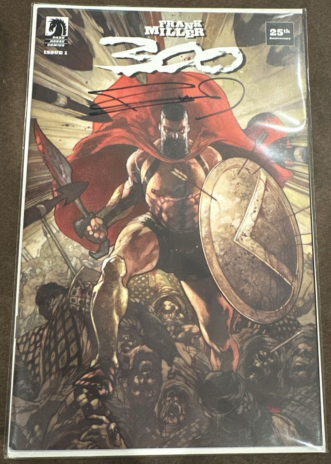 300 #1 Frank Miller 25th Anniversary-Bianchi Cover; **SIGNED BY FRANK MILLER***