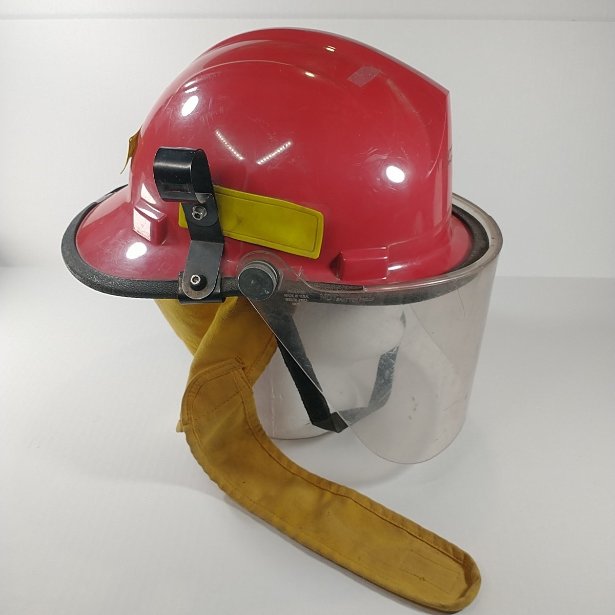 Bullard Firedome II Firefighter Helmet FH-2100 With Face Shield Fireman Red Bullard Firedome II Firefighter Helmet FH-2100 With Face Shield Fireman Red