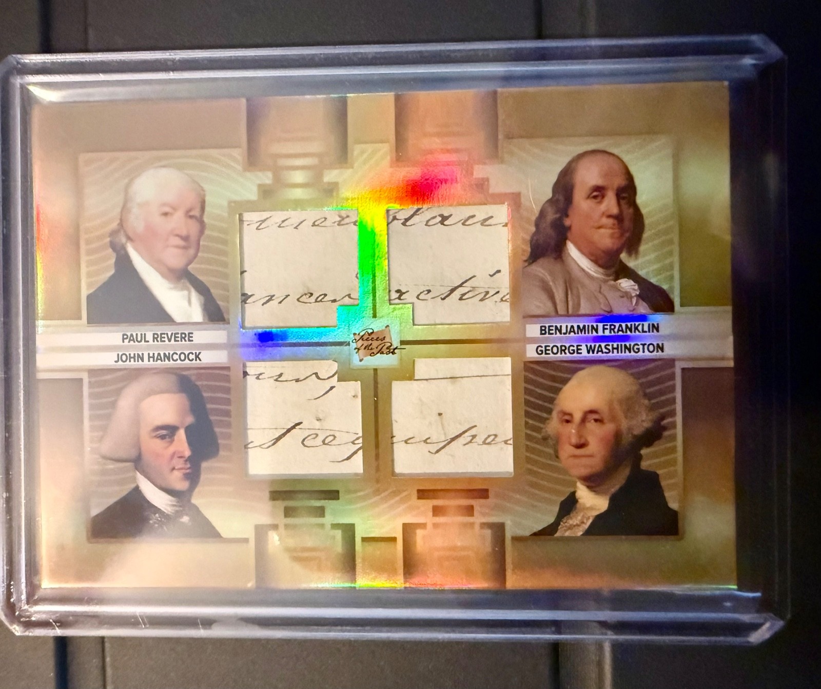 2026 Pieces of The Past Premium WASHINGTON FRANKLIN REVERE HANCOCK Gold /5 Read 2026 Pieces of The Past Premium WASHINGTON FRANKLIN REVERE HANCOCK Gold /5 Read
