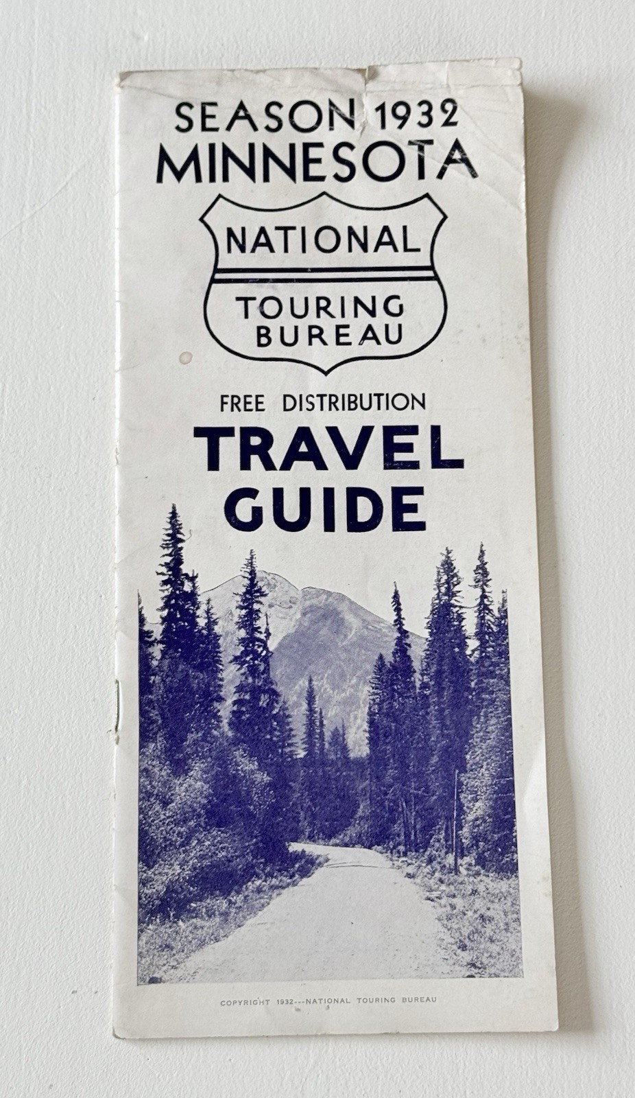Vintage 1932 Minnesota Travel Guide Brochure National Touring Bureau Pre WWII