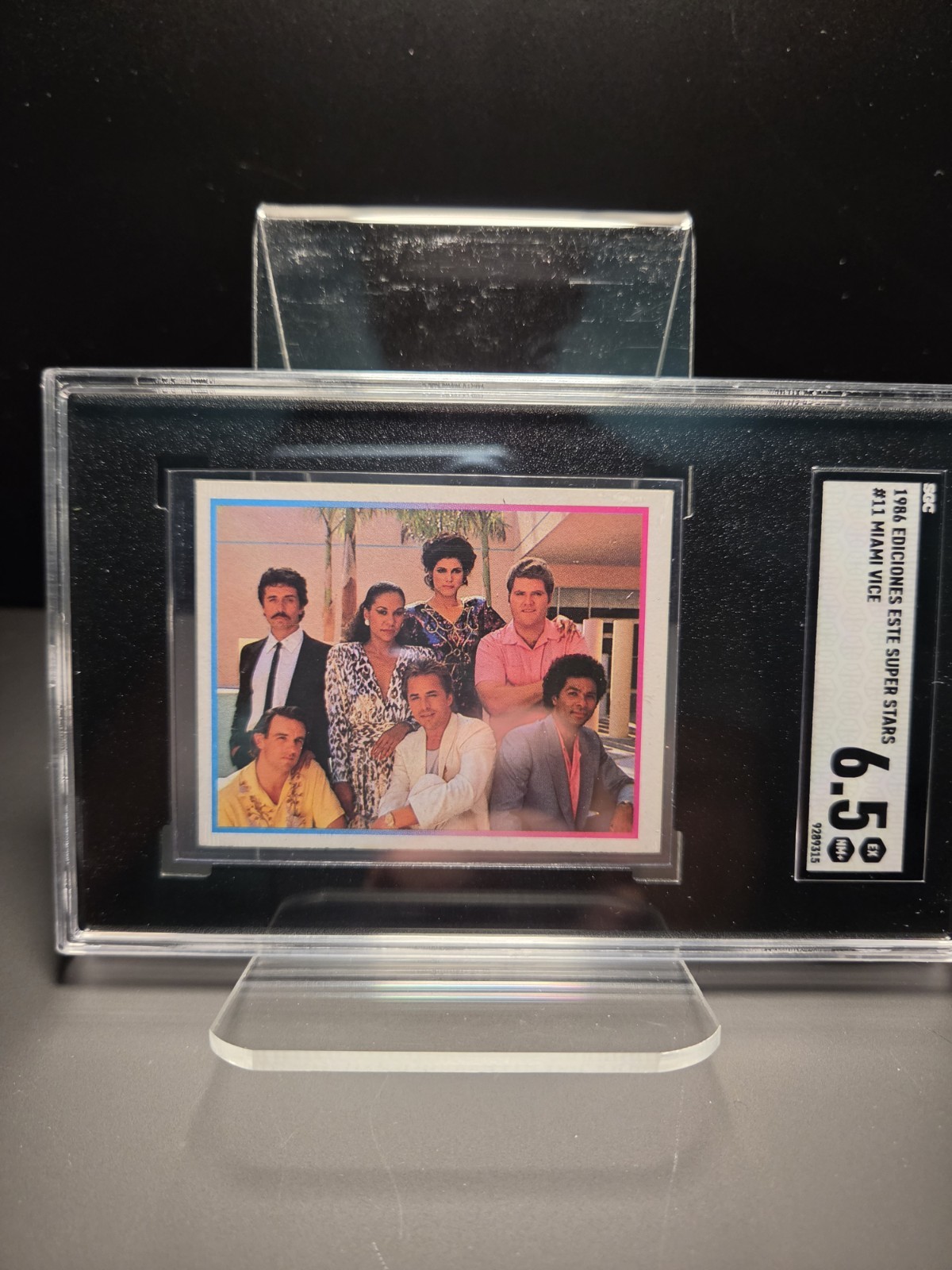 1986 EDICIONES Miami Vice #11 Don Johnson -Philip Michael HIGHEST GRADED EXAMPLE