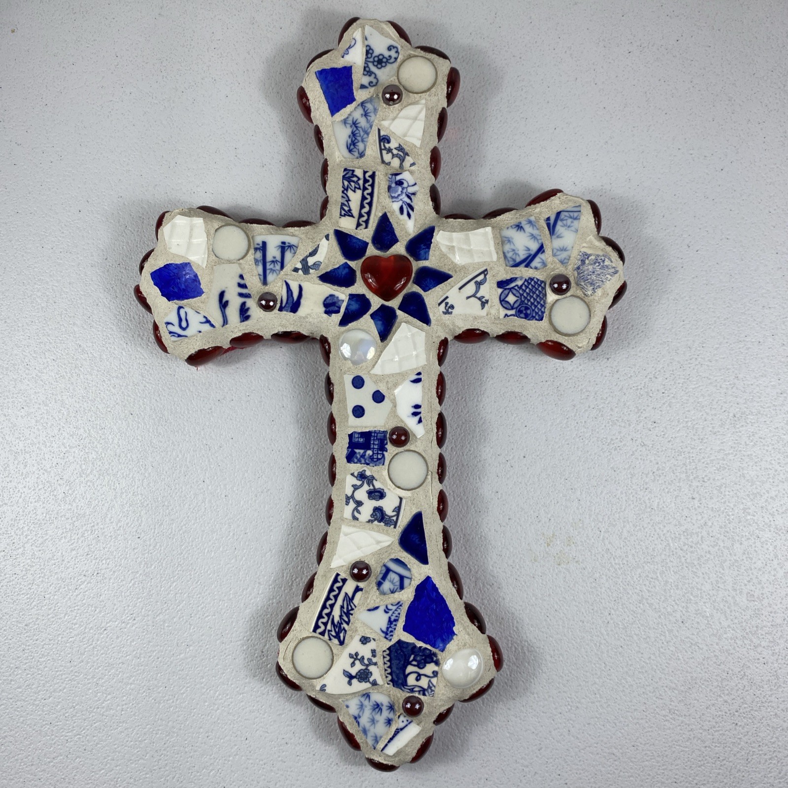 Large Custom Hadmade Mosaic Cross