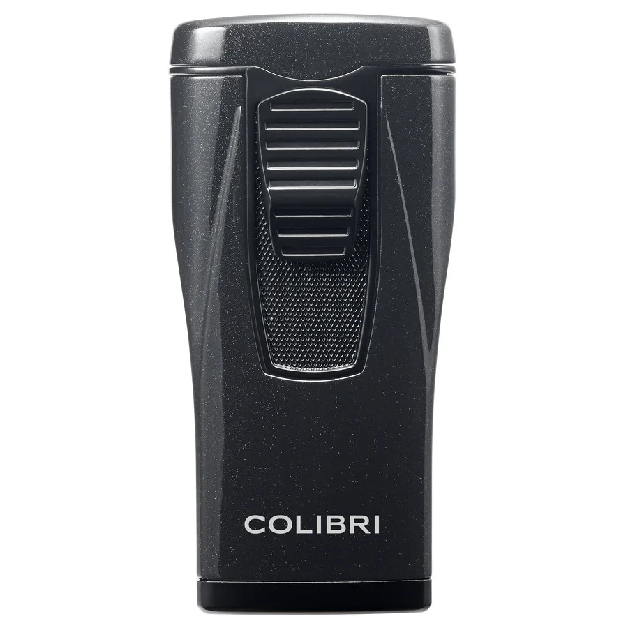 Colibri Cigar Lighter Monaco Triple Jet Lighter Metallic Black Colibri Cigar Lighter Monaco Triple Jet Lighter Metallic Black