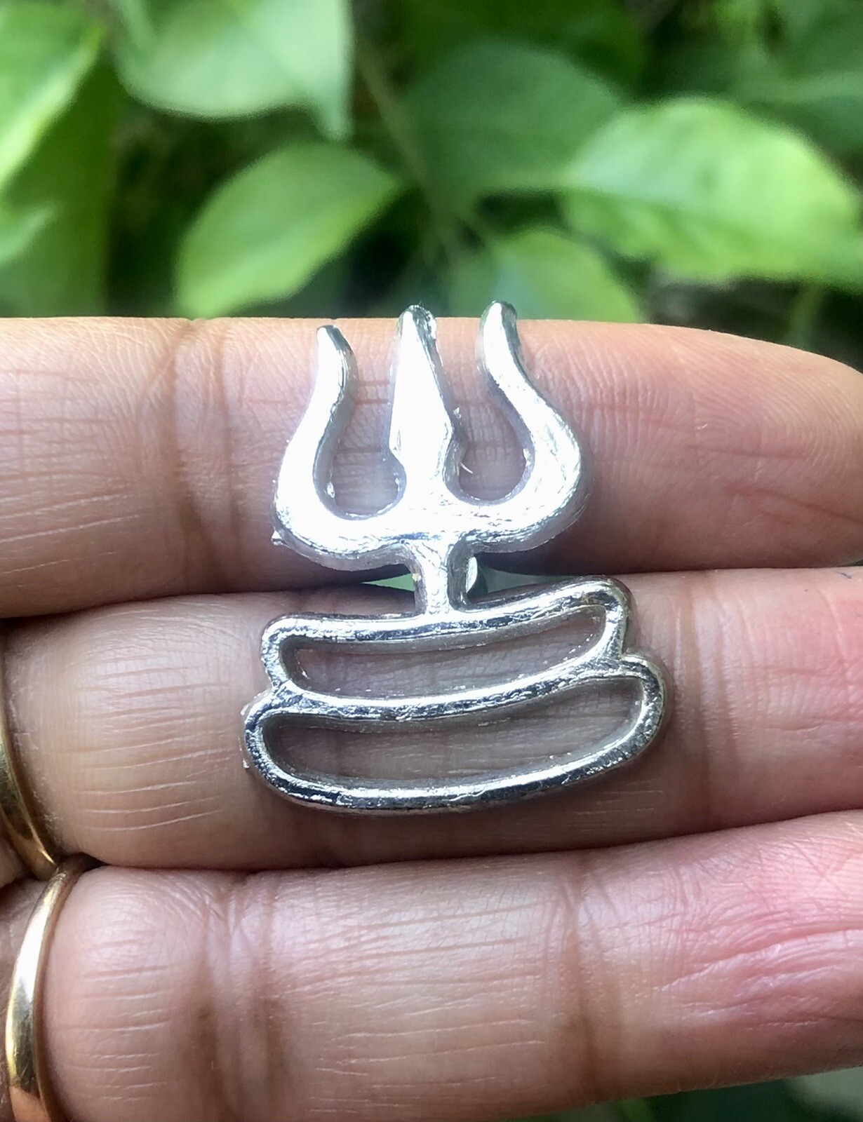 Chandan Tika Tilak Stamp Mould Mold for Forehead Metal, Trishul, Om Namah Shivay Chandan Tika Tilak Stamp Mould Mold for Forehead Metal, Trishul, Om Namah Shivay