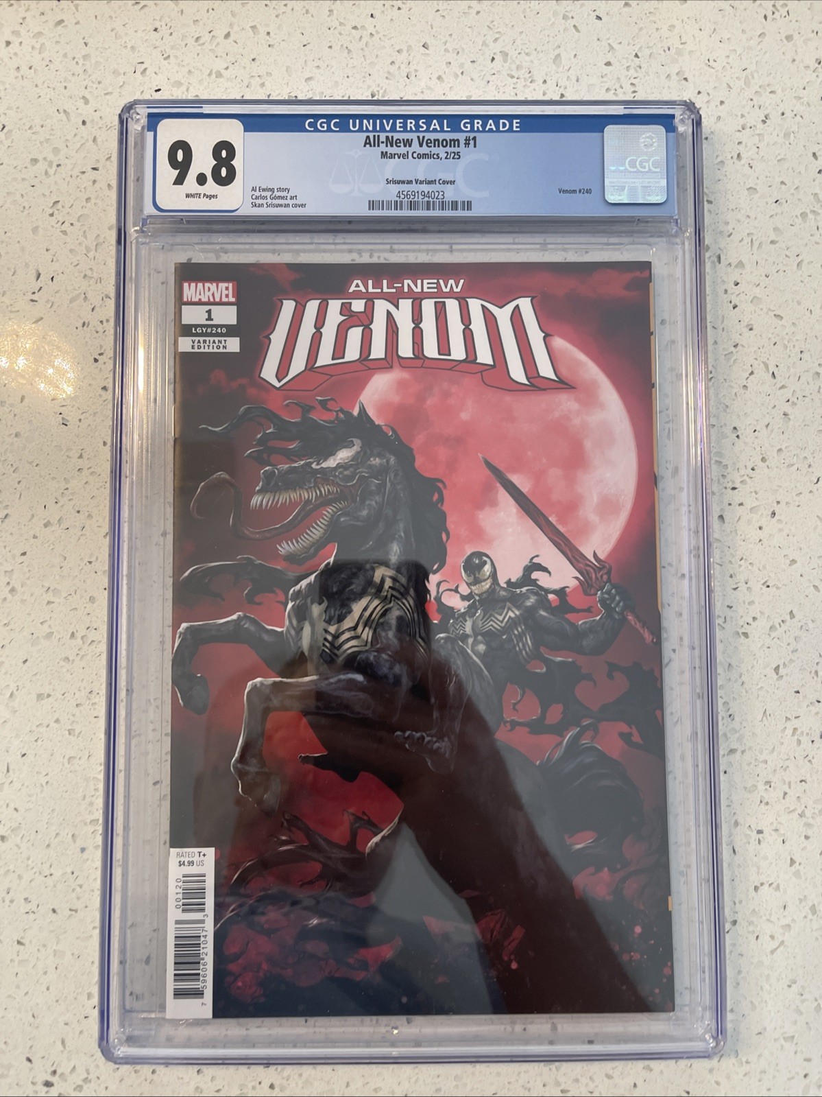 ALL-NEW VENOM #1 SKAN VARIANT 1:25 2/25 - 2025 - CGC GRADED 9.8