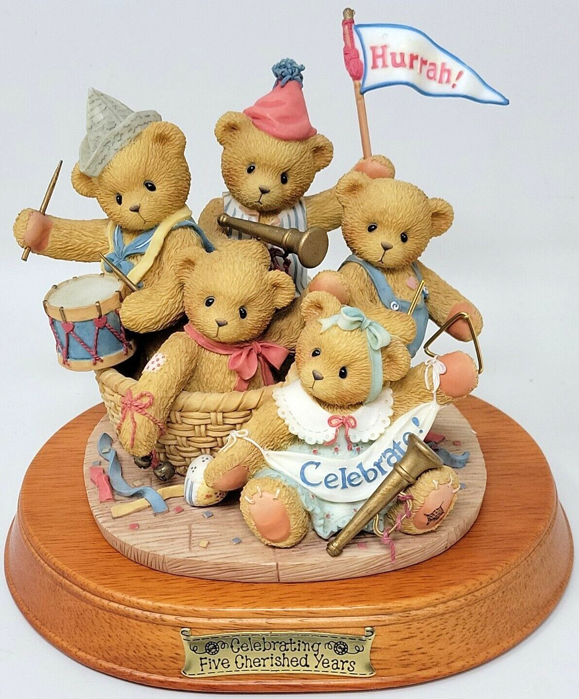 Cherished Teddies 5th Anniversary Strike Up the Band & Give Five Years a Hand 96