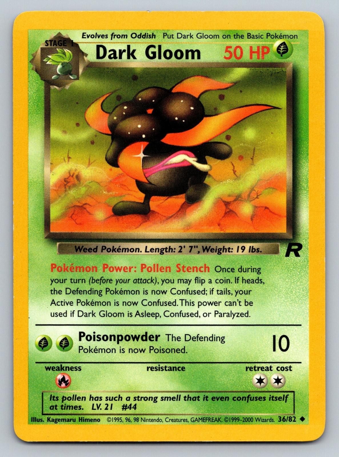 Team Rocket #36/82 Dark Gloom Team Rocket #36/82 Dark Gloom
