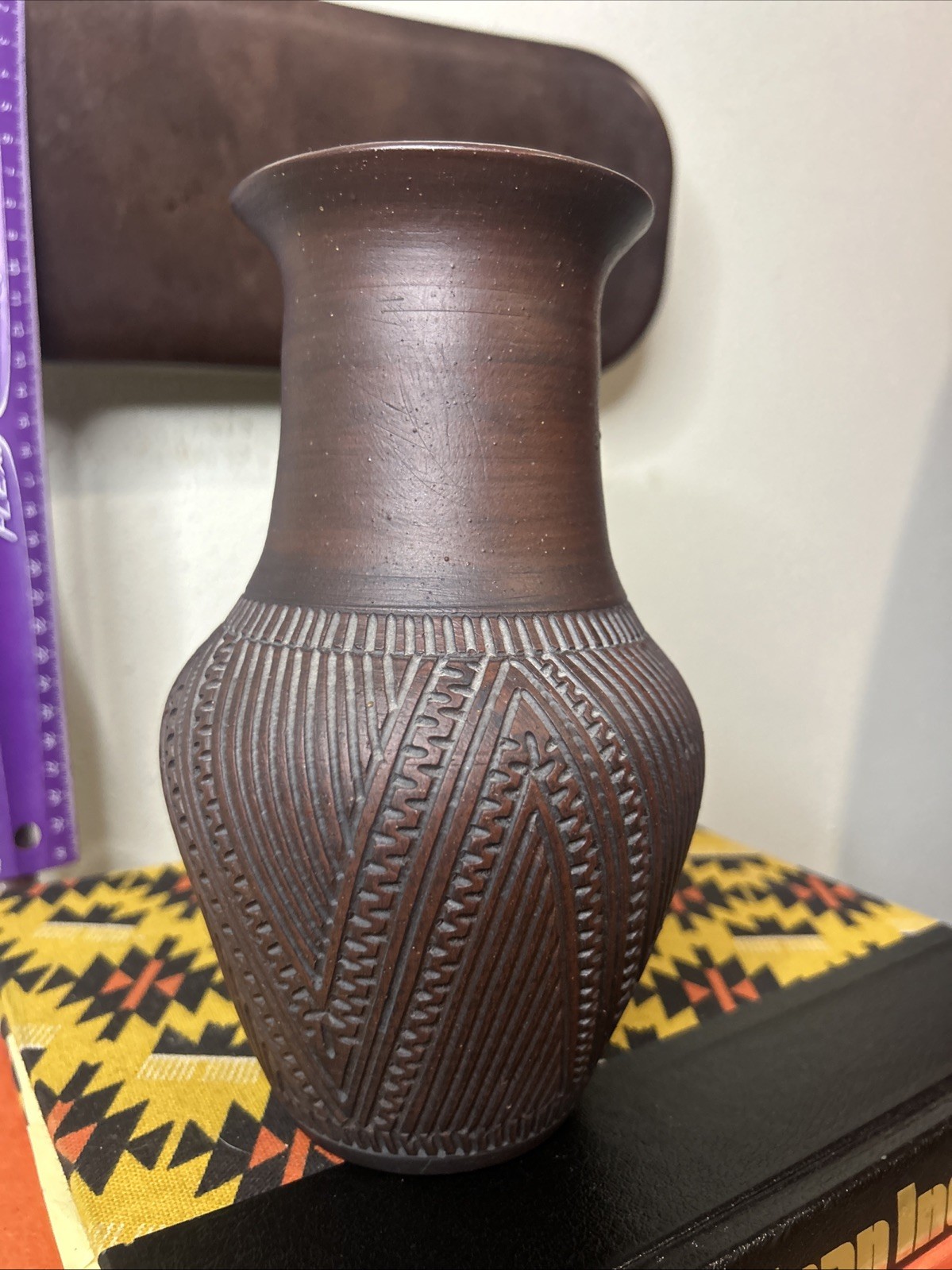 Vintage Six Nations Kanyengeh Native American Art Pottery Vase Joanne Smith Blue Vintage Six Nations Kanyengeh Native American Art Pottery Vase Joanne Smith Blue