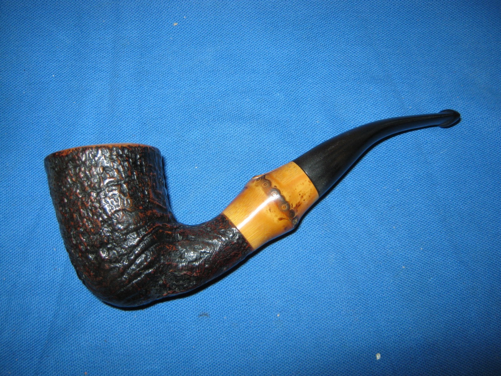 Vintage Hand Made Italy Pipe (Savinelli made I believe) Briar Bamboo Estate pipe Vintage Hand Made Italy Pipe (Savinelli made I believe) Briar Bamboo Estate pipe