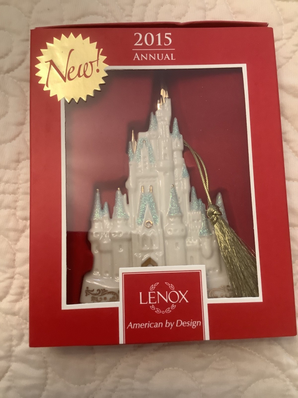 Lenox 2015 Disney Showcase Collection Cinderella Castle Ornament Lenox 2015 Disney Showcase Collection Cinderella Castle Ornament