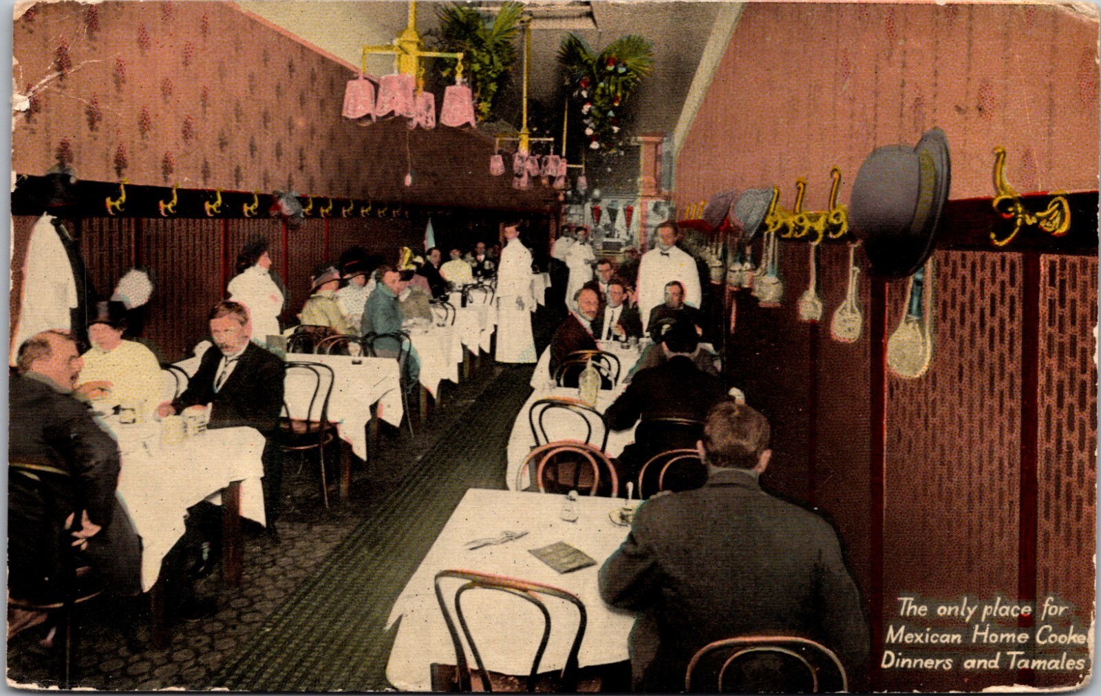 San Francisco CA C Petersen’s Mexico City Cafe Home Cooked Dinners 1915 Postcard San Francisco CA C Petersen’s Mexico City Cafe Home Cooked Dinners 1915 Postcard