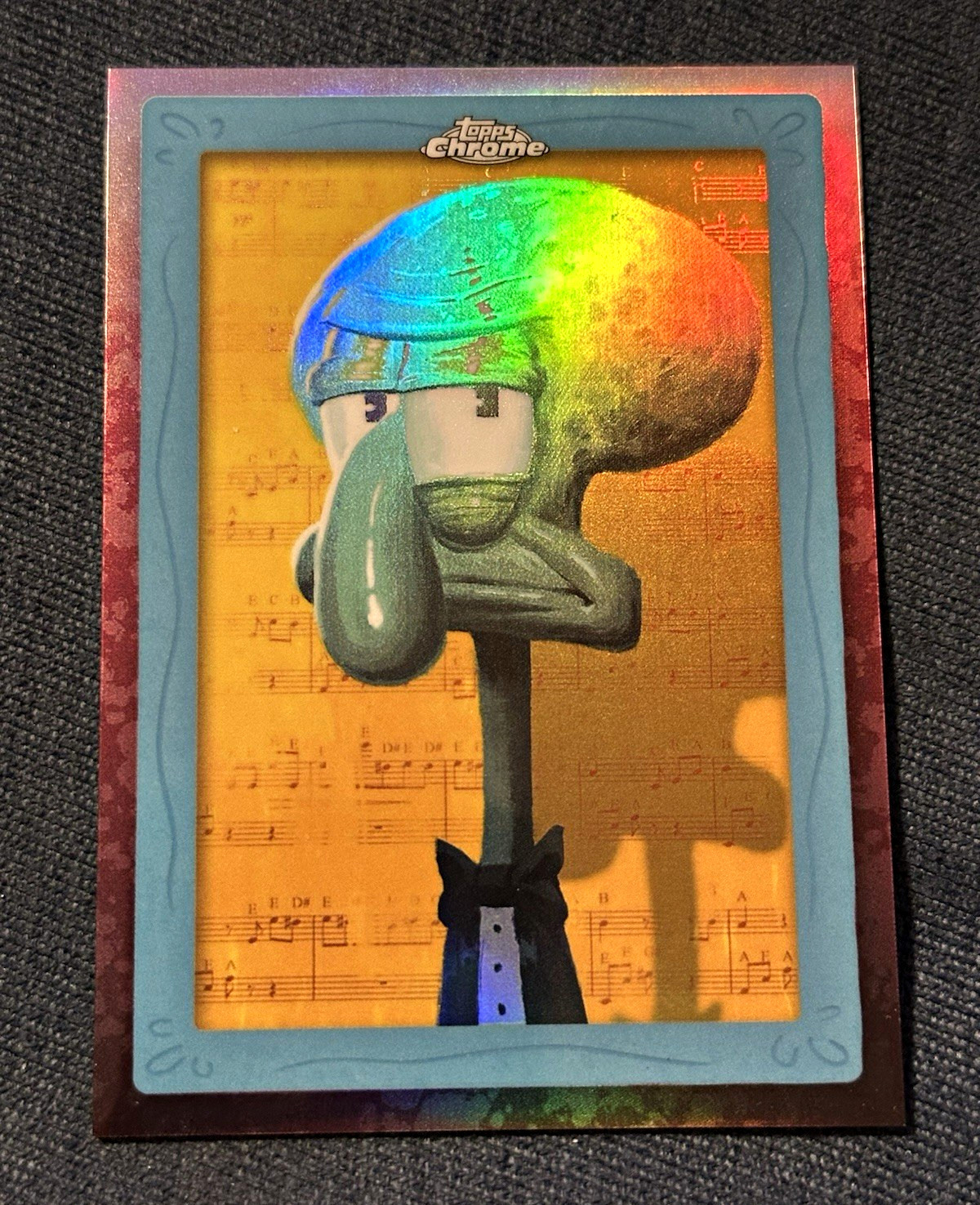 Topps 2025 Topps Chrome SpongeBob 25 SG-5 Squidward's Gallery Insert Topps 2025 Topps Chrome SpongeBob 25 SG-5 Squidward's Gallery Insert