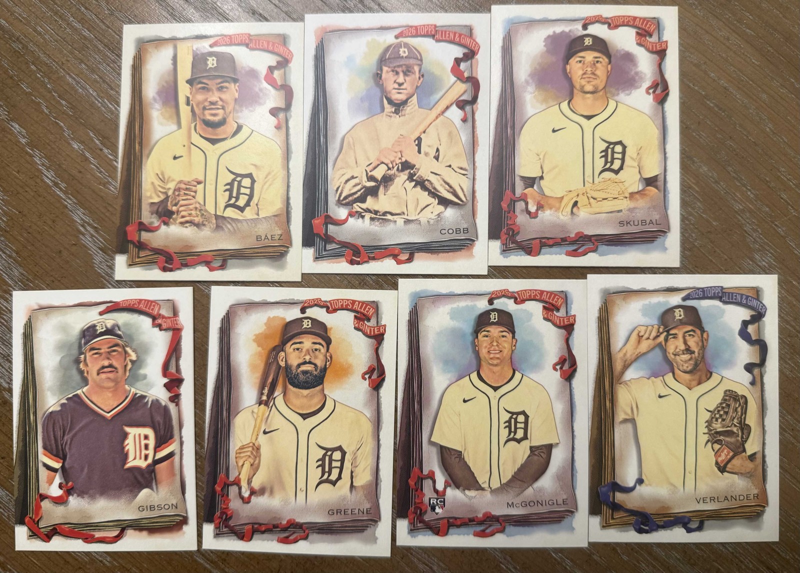 2026 Topps Allen & Ginter Detroit Tigers 7-Card Team Set 2026 Topps Allen & Ginter Detroit Tigers 7-Card Team Set