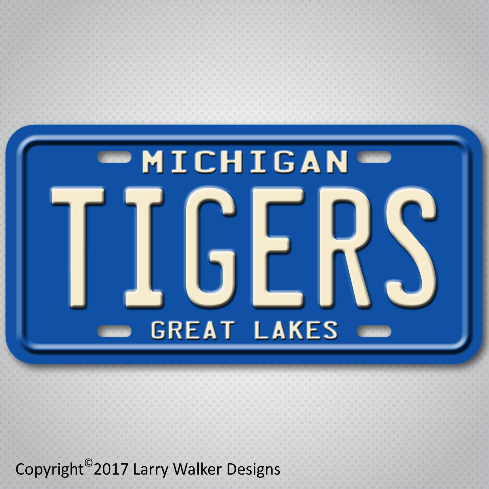 DETROIT TIGERS Michigan Aluminum License Plate Tag New 