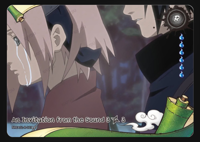 Naruto Kayou English Earth Scroll Series 2 : An Invitation from the Sound 3/3 Naruto Kayou English Earth Scroll Series 2 : An Invitation from the Sound 3/3