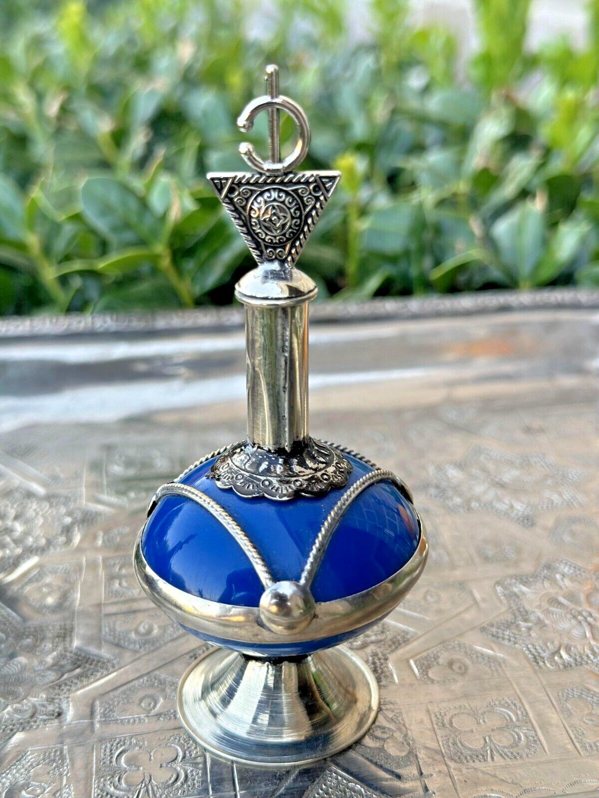 Moroccan kohl pot empty- Moroccan handmade vintage antique/collectible Moroccan kohl pot empty- Moroccan handmade vintage antique/collectible