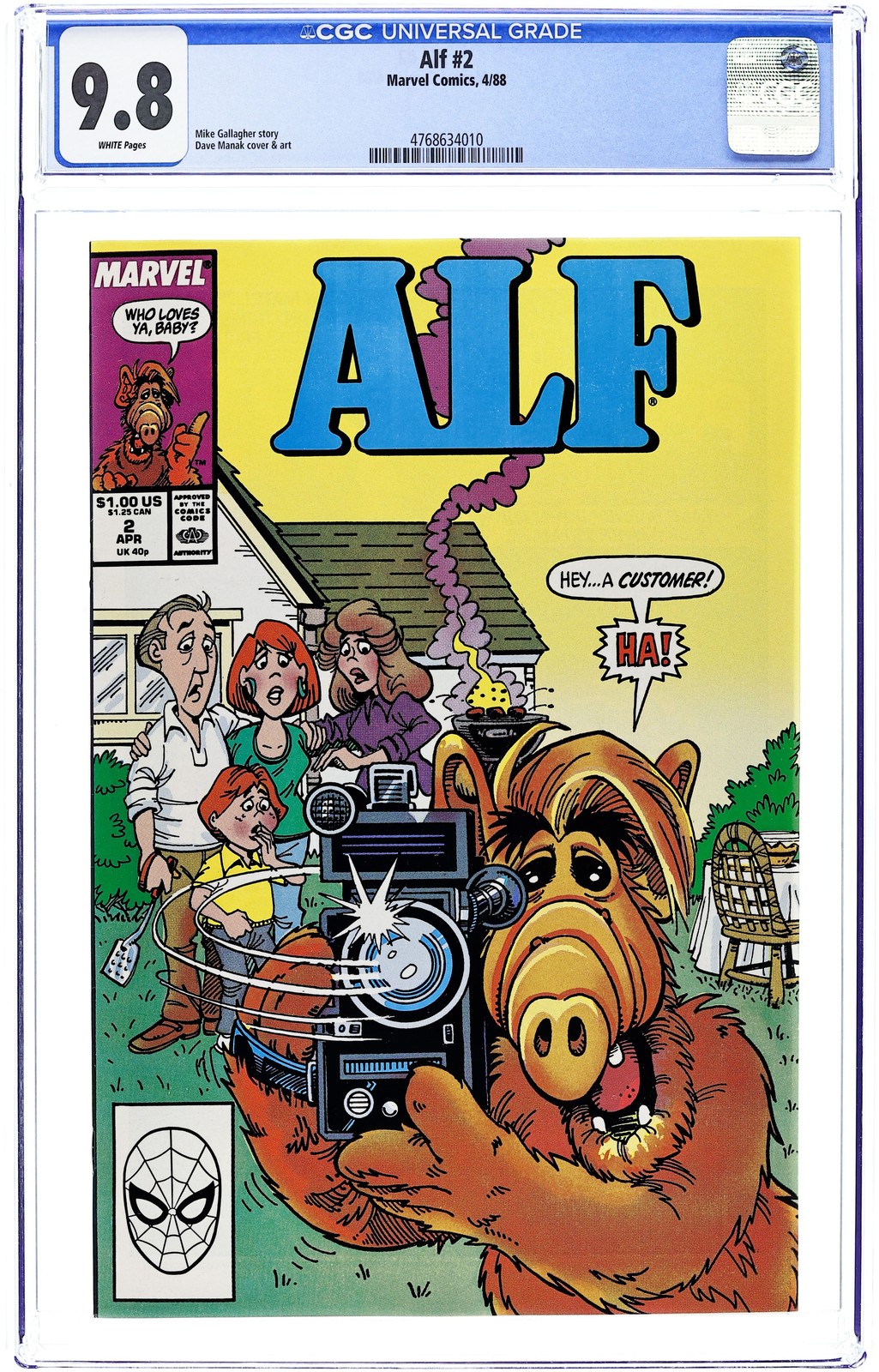 ALF #2 CGC 9.8 1988 4768634010