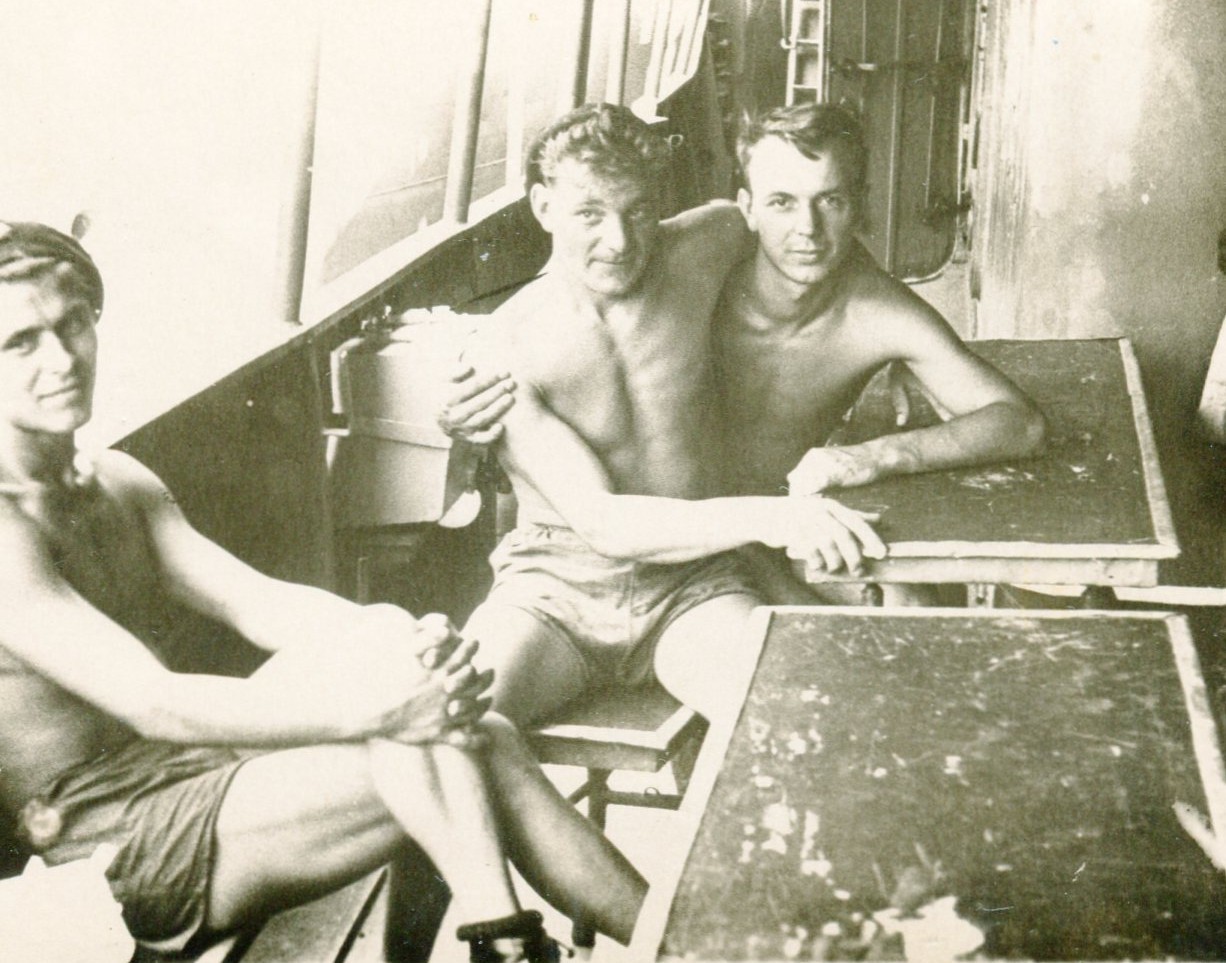 Shirtless Handsome young men couple hug bulge beach trunks gay vintage photo Shirtless Handsome young men couple hug bulge beach trunks gay vintage photo