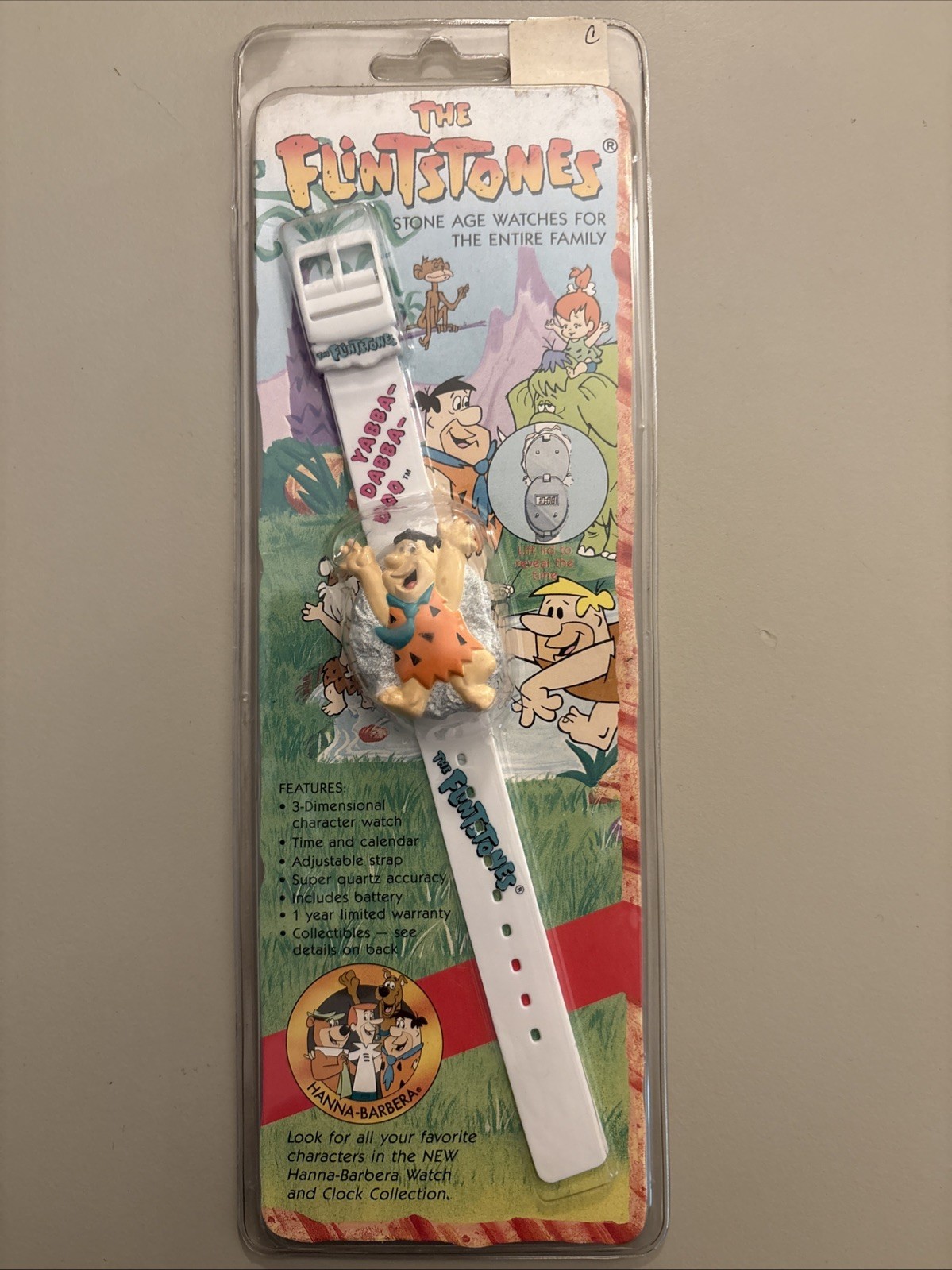 1991 Hannah Barbara Fred Flintstone Watch 1991 Hannah Barbara Fred Flintstone Watch