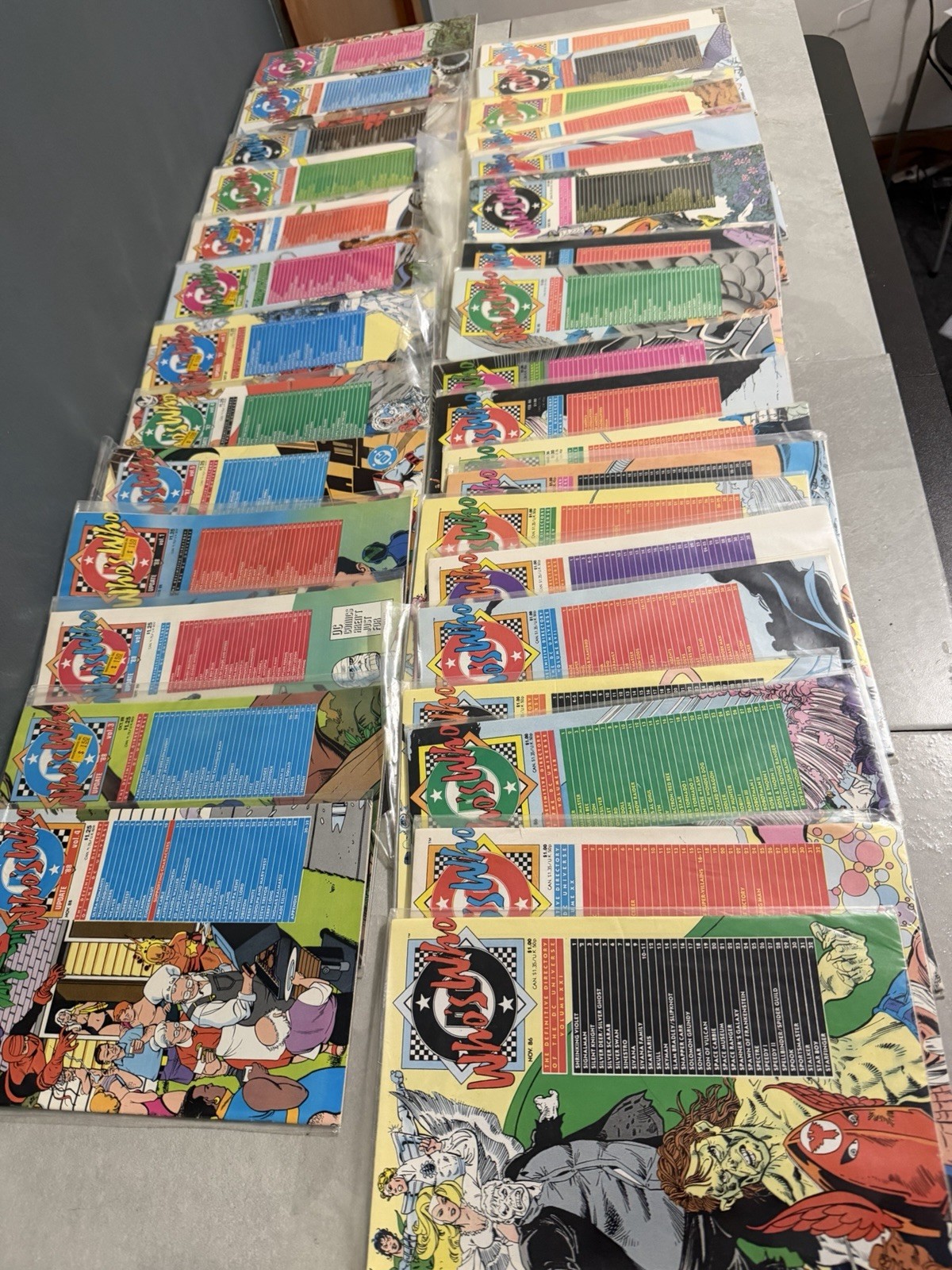 Dc Comics Who’s Who | Vintage Copper Era | 34 Issue LOT | 1985 - 1988 Dc Comics Who’s Who | Vintage Copper Era | 34 Issue LOT | 1985 - 1988