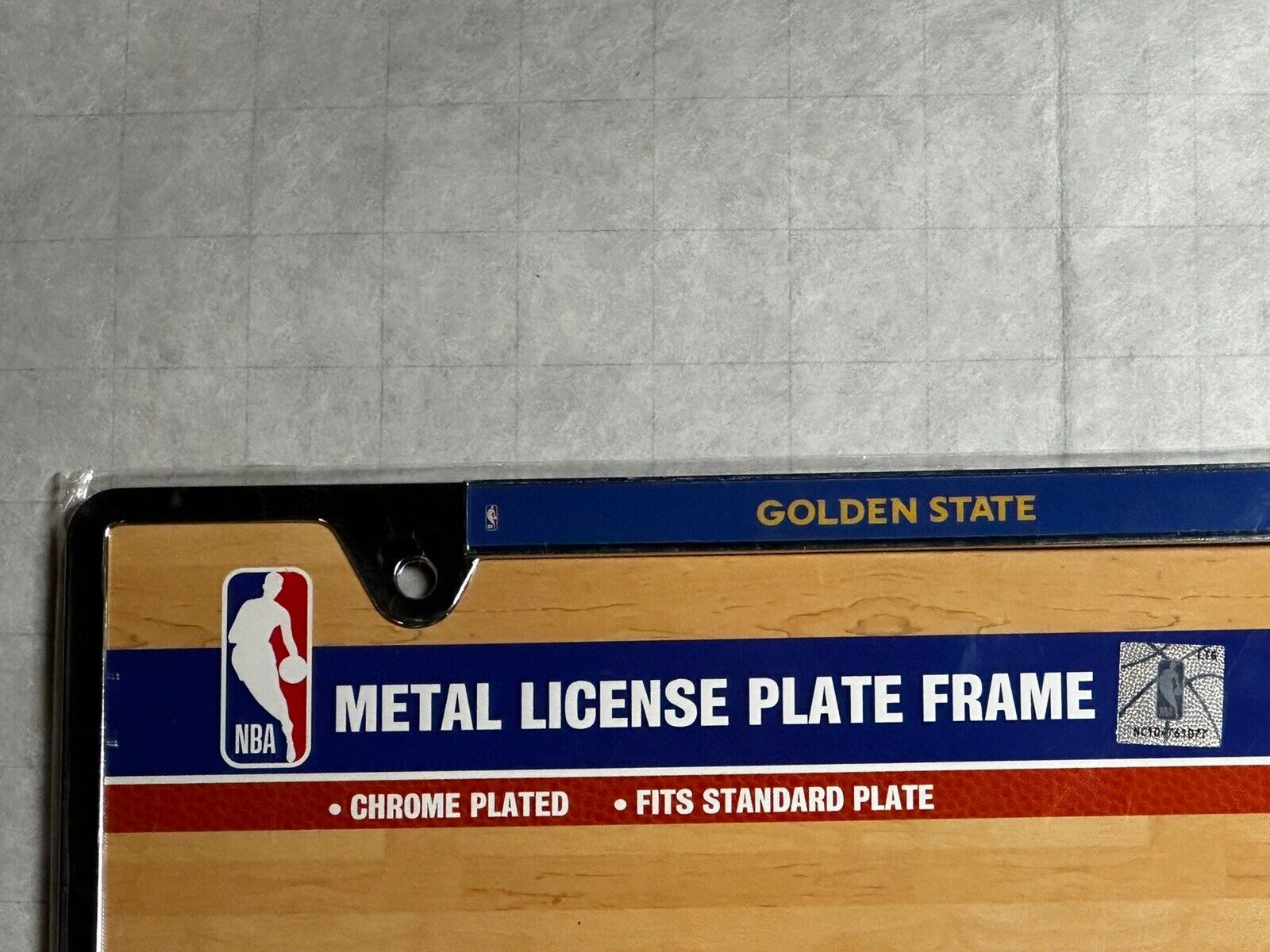Golden State Warriors Metal License Plate Frame By Wincraft (Authorized By NBA)