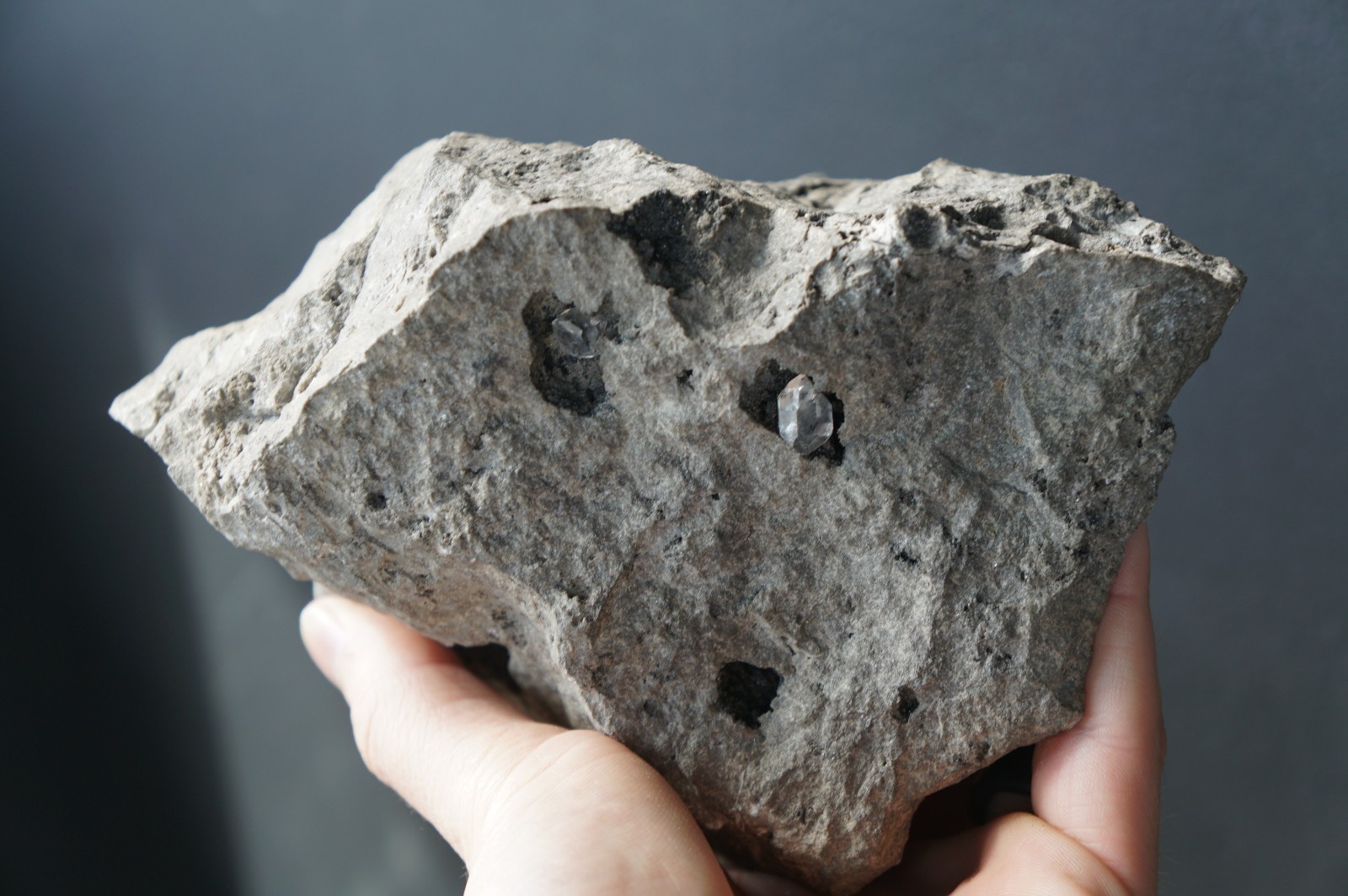 Large Cabinet Herkimer Diamonds In Matrix Herkimer, NY Diamond Mineral Crystals