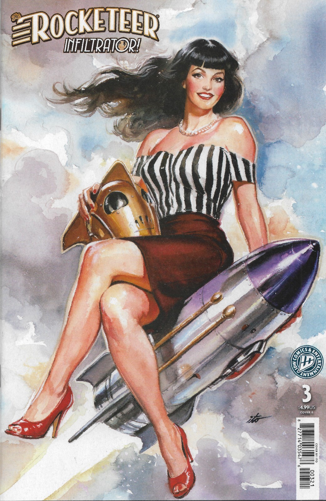 The Rocketeer: Infiltrator #3 Variant B (Ito) (VF to VF+) (IDW Comics 2026) The Rocketeer: Infiltrator #3 Variant B (Ito) (VF to VF+) (IDW Comics 2026)