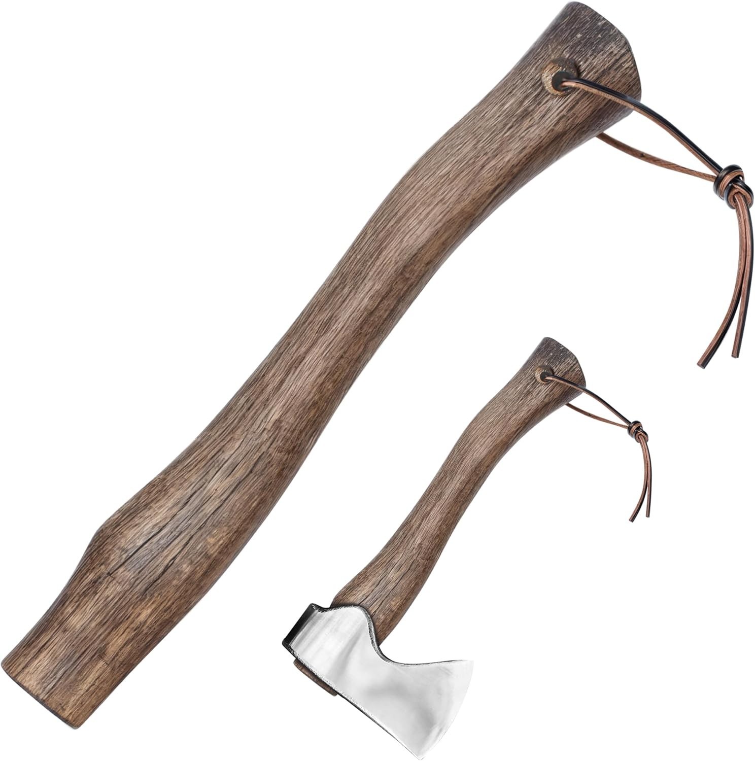 13'' Oak Wood Hatchet Handle Replacement – Fits Most Camp, Broad, and Single Bit