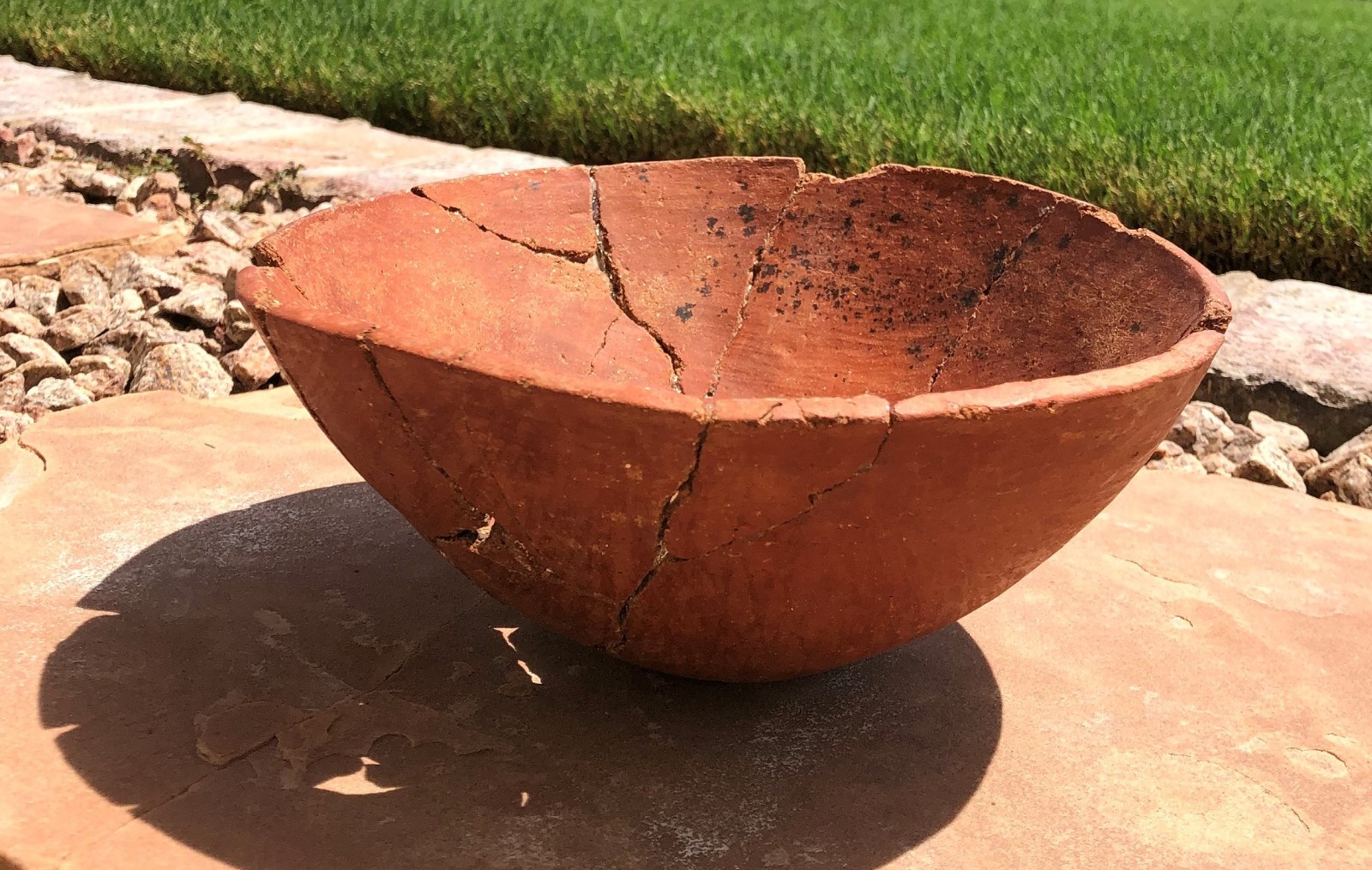 Prehistoric Southwest Native American Salado Redware bowl A.D. 1250 to 1450 Prehistoric Southwest Native American Salado Redware bowl A.D. 1250 to 1450