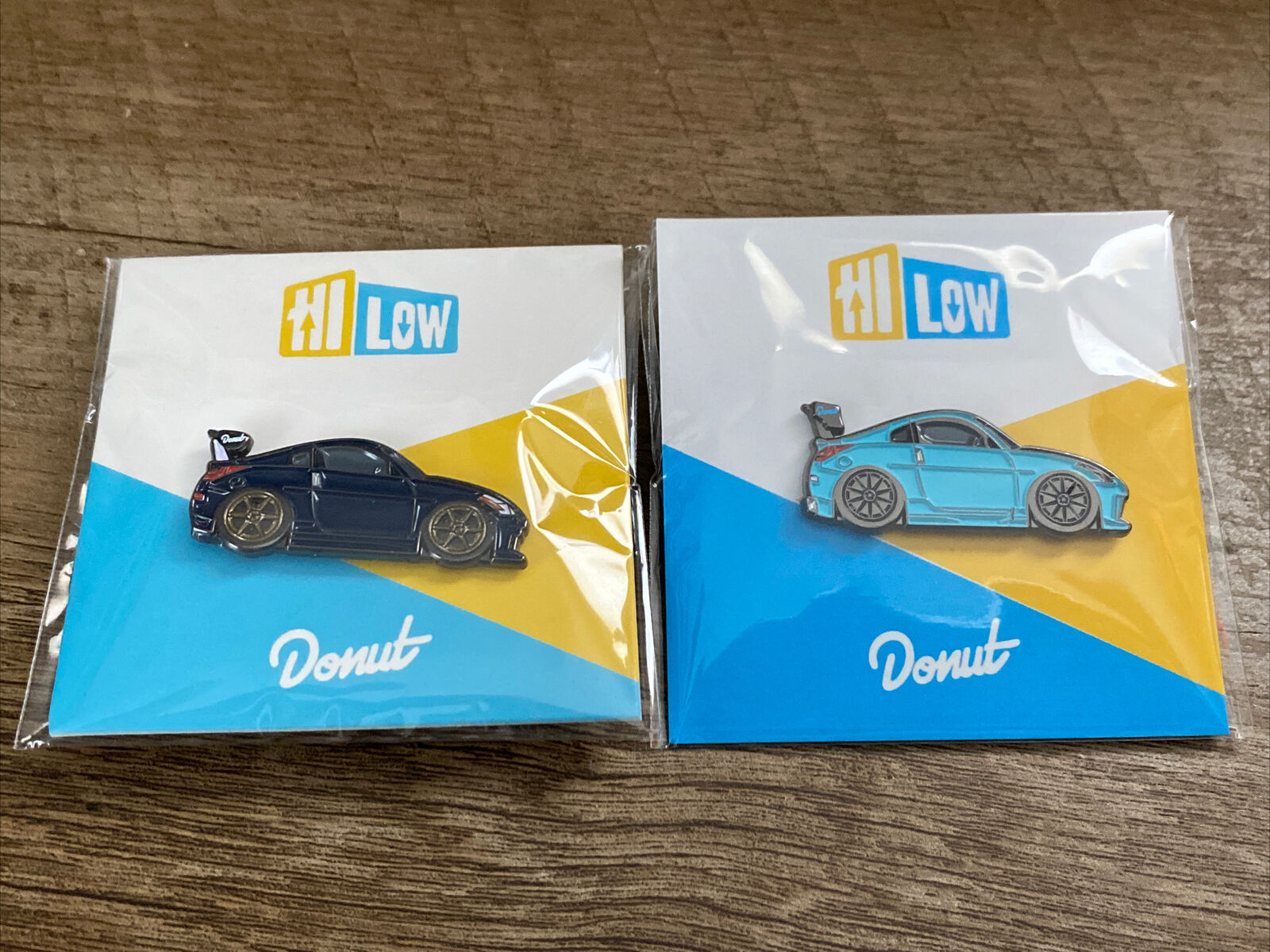 Donut Media Hi Low Pins 350Z Limited Edition New SOLD OUT Leen Customs RARE