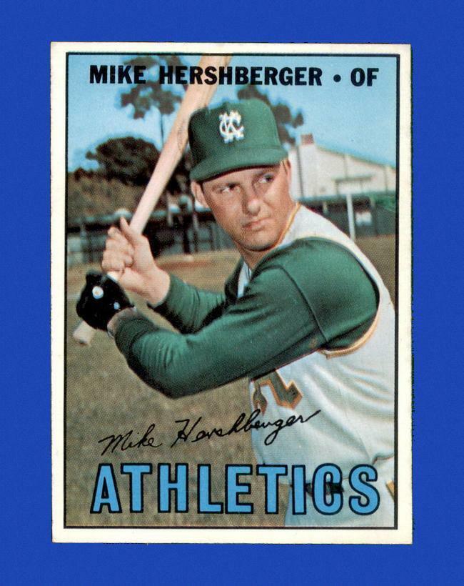 1967 Topps Set Break #323 Mike Hershberger EX-EXMINT *GMCARDS*