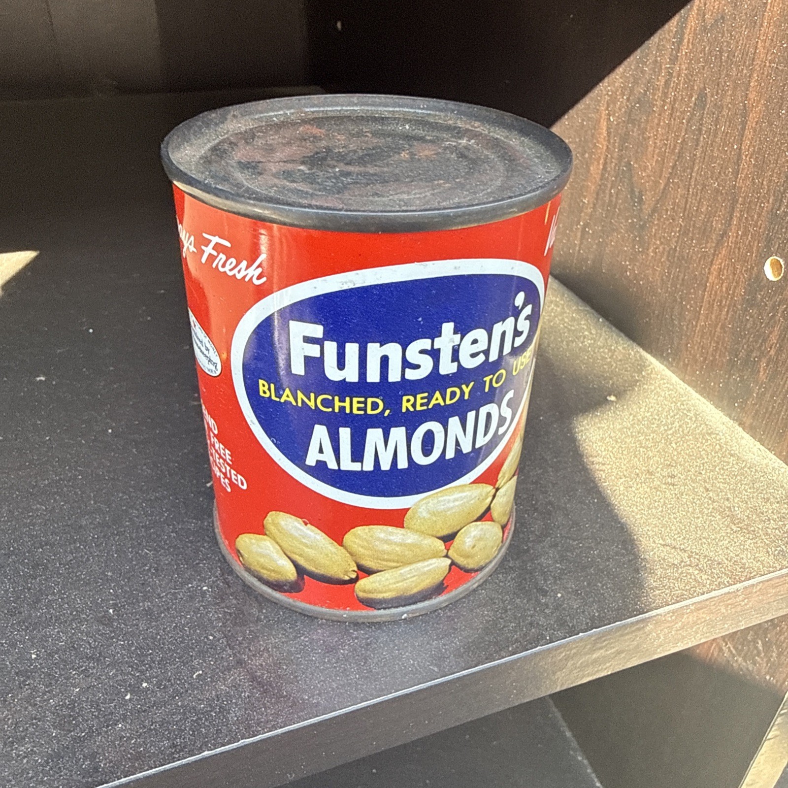 vintage Funsten's Blanched, Ready to Use Almonds