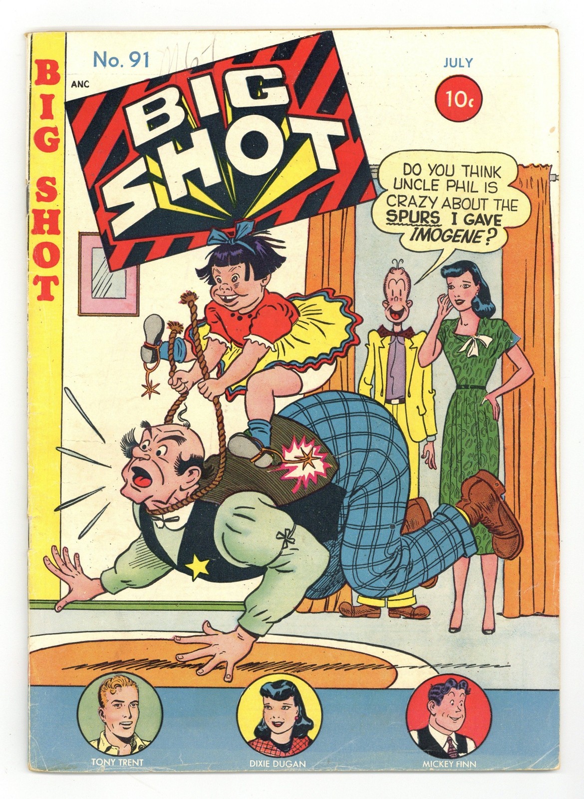 Big Shot Comics #91 VG 4.0 1947