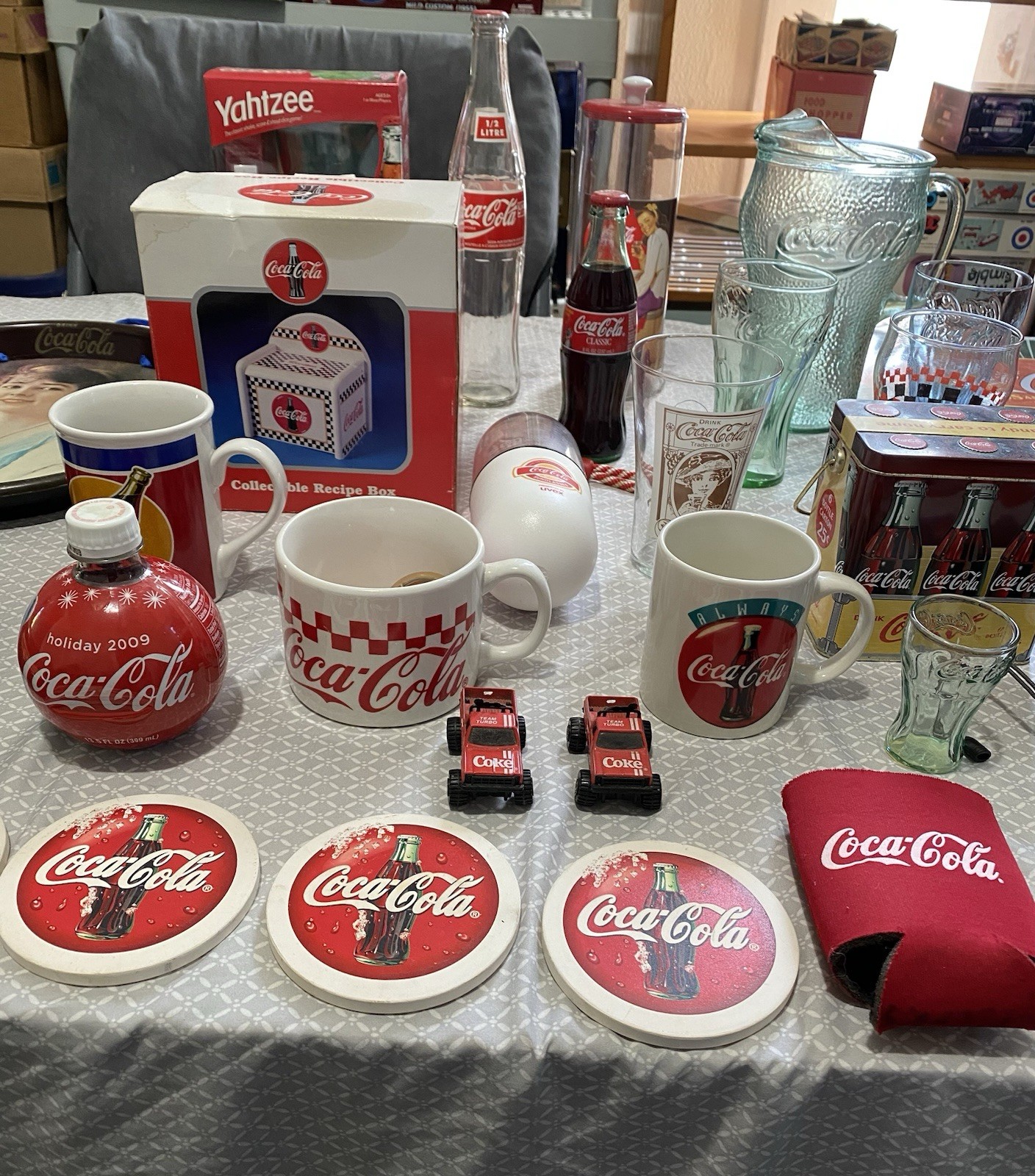 Vintage Lot Of Coca Cola Items Vintage Lot Of Coca Cola Items