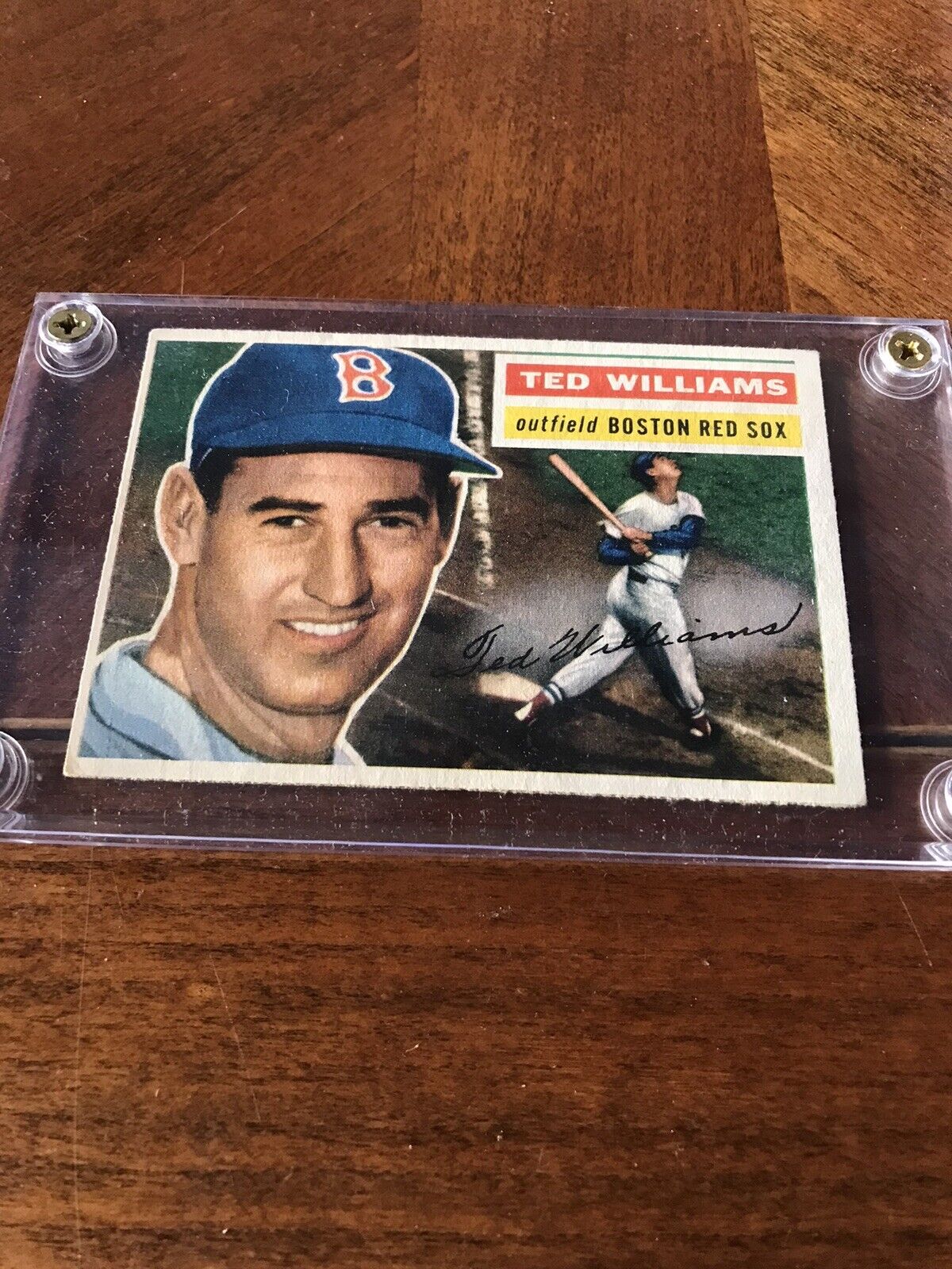 Ted Williams  Baseball Card Vintage 1956