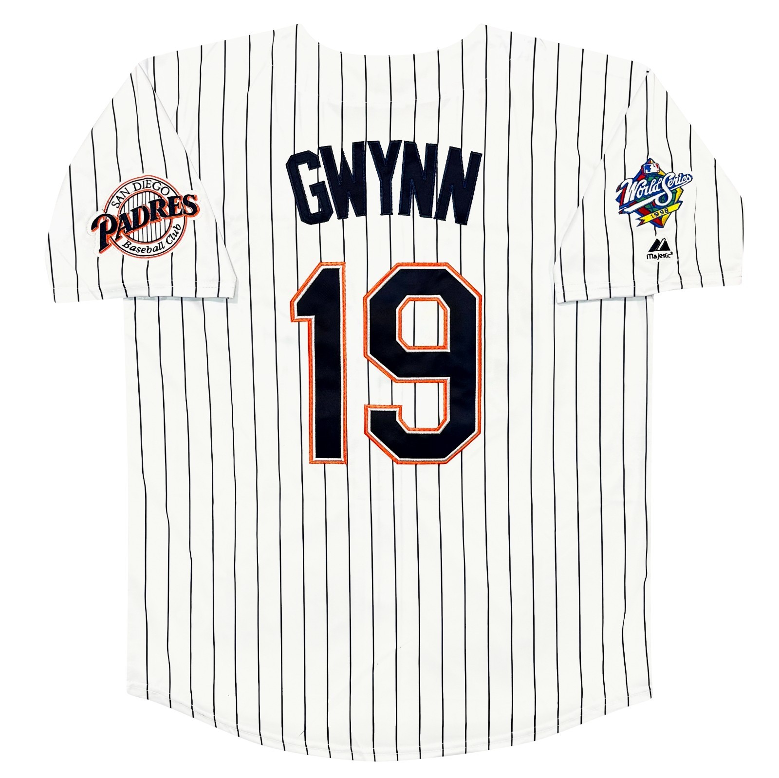 Tony Gwynn San Diego Padres 1998 World Series Home White Jersey Men's (L-XL)