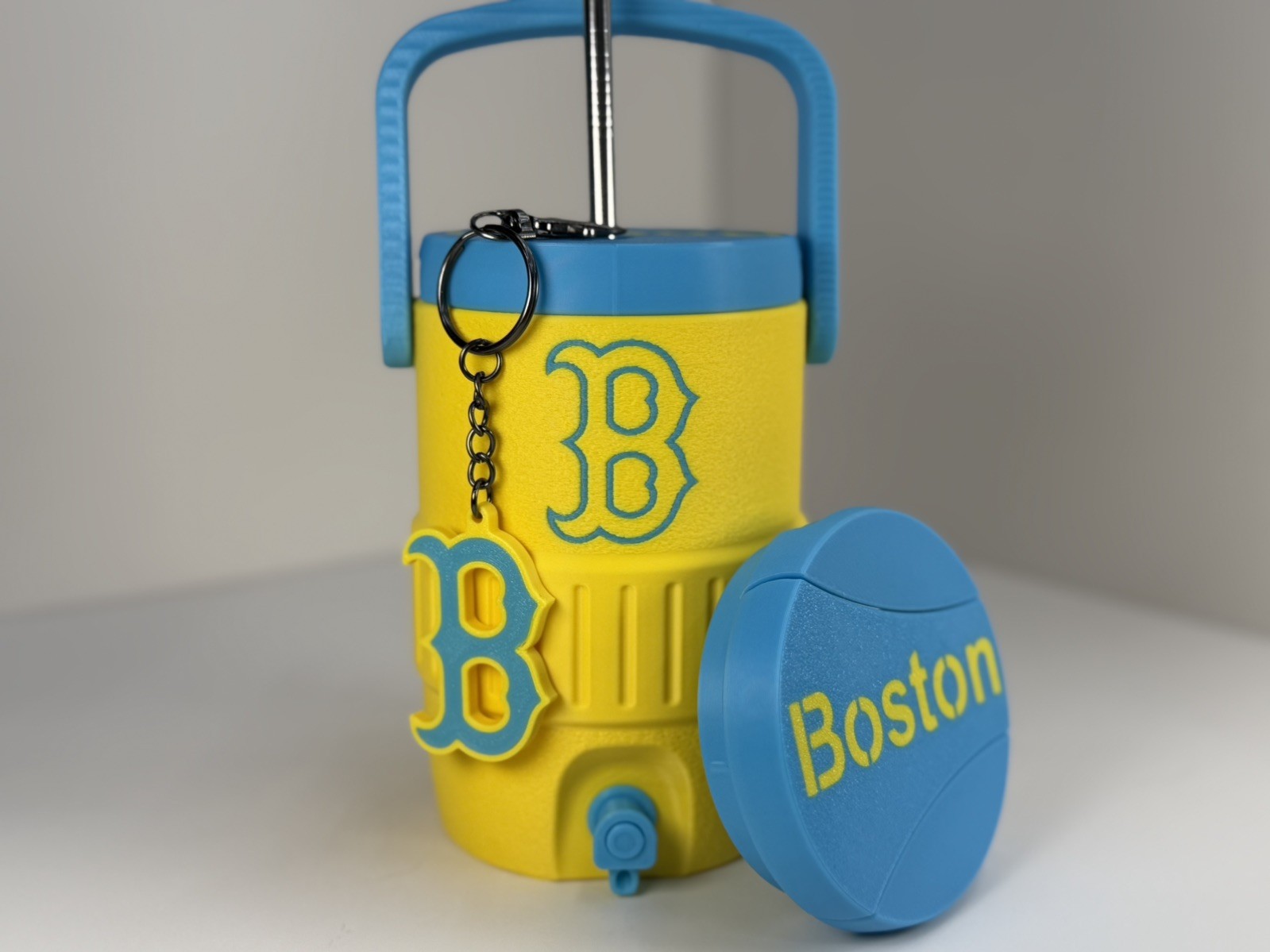 Boston Red Sox (City Connect) Mini Cooler Jug w/ Lids, Designed for 12oz cans Boston Red Sox (City Connect) Mini Cooler Jug w/ Lids, Designed for 12oz cans