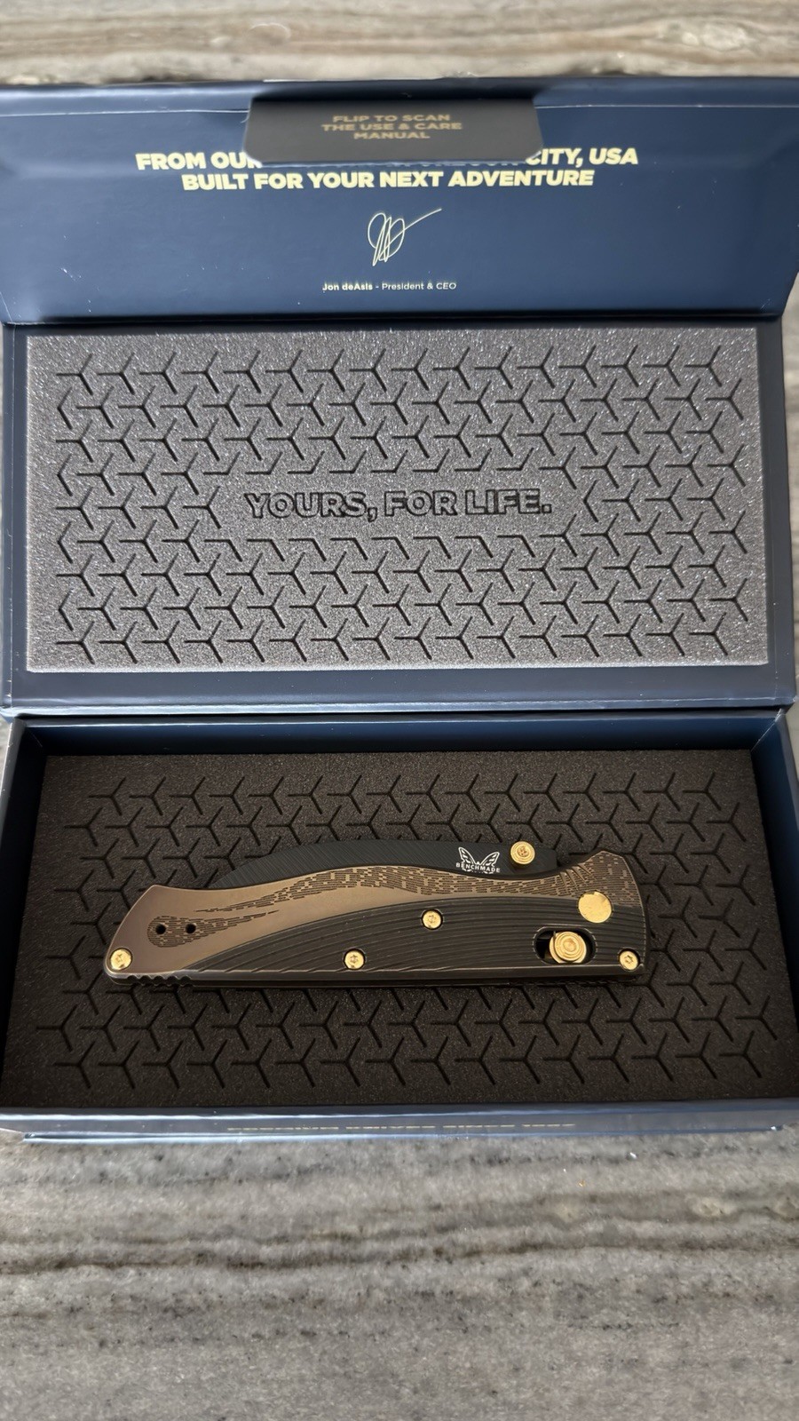 Benchmade Kitsari SPD 213-001 Limited Edition #19/25 EXTREMELY RARE