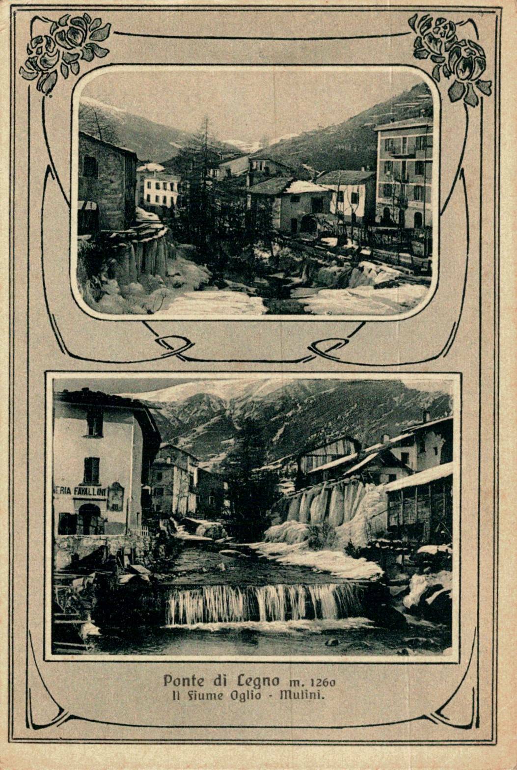 Brescia Ponte di Legno the river Oglio views f. small not shipped 