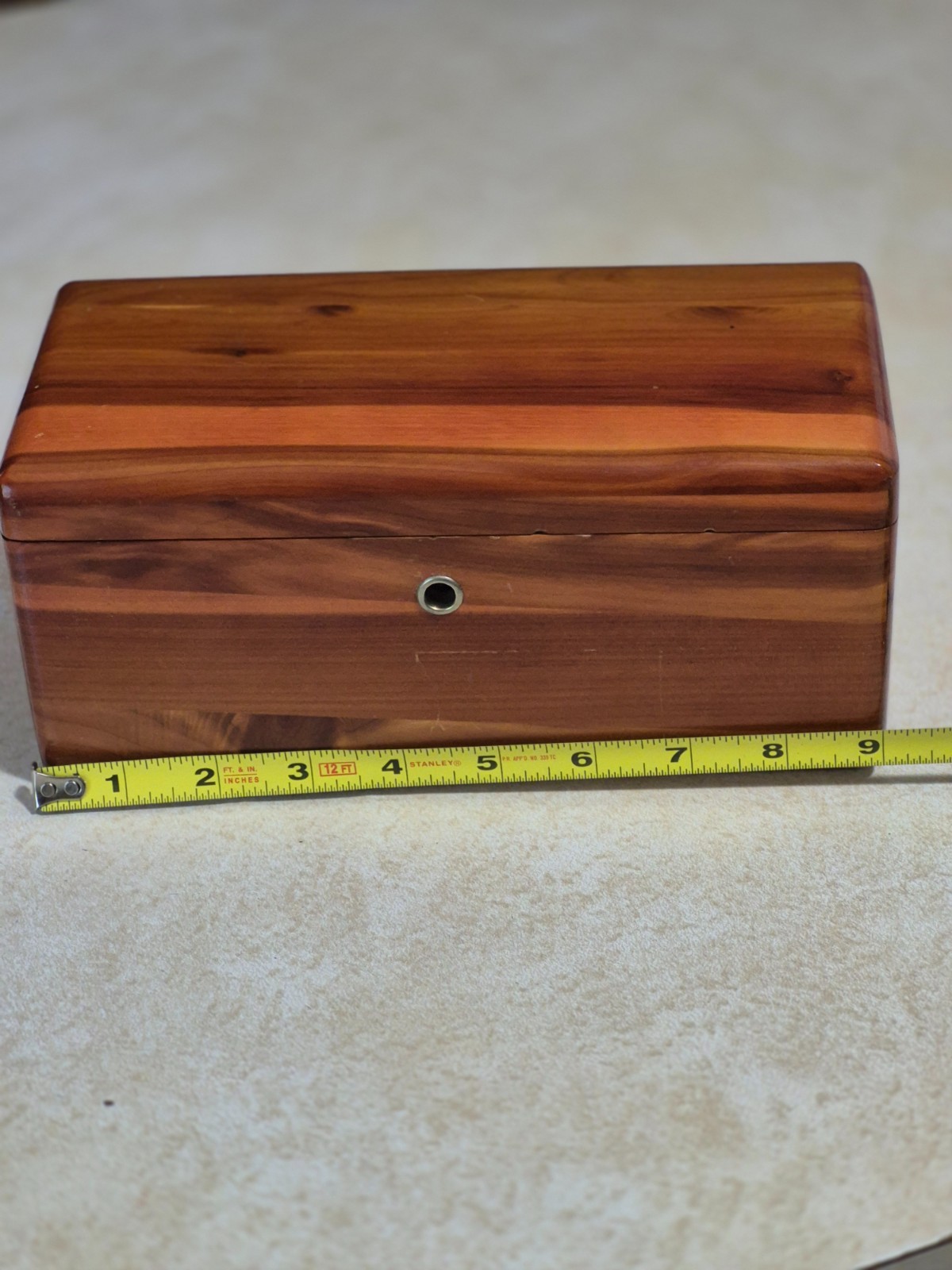 Vintage Lane Miniature Cedar Keepsake Chest 9” X 5” X 4” WITH KEY Vintage Lane Miniature Cedar Keepsake Chest 9” X 5” X 4” WITH KEY