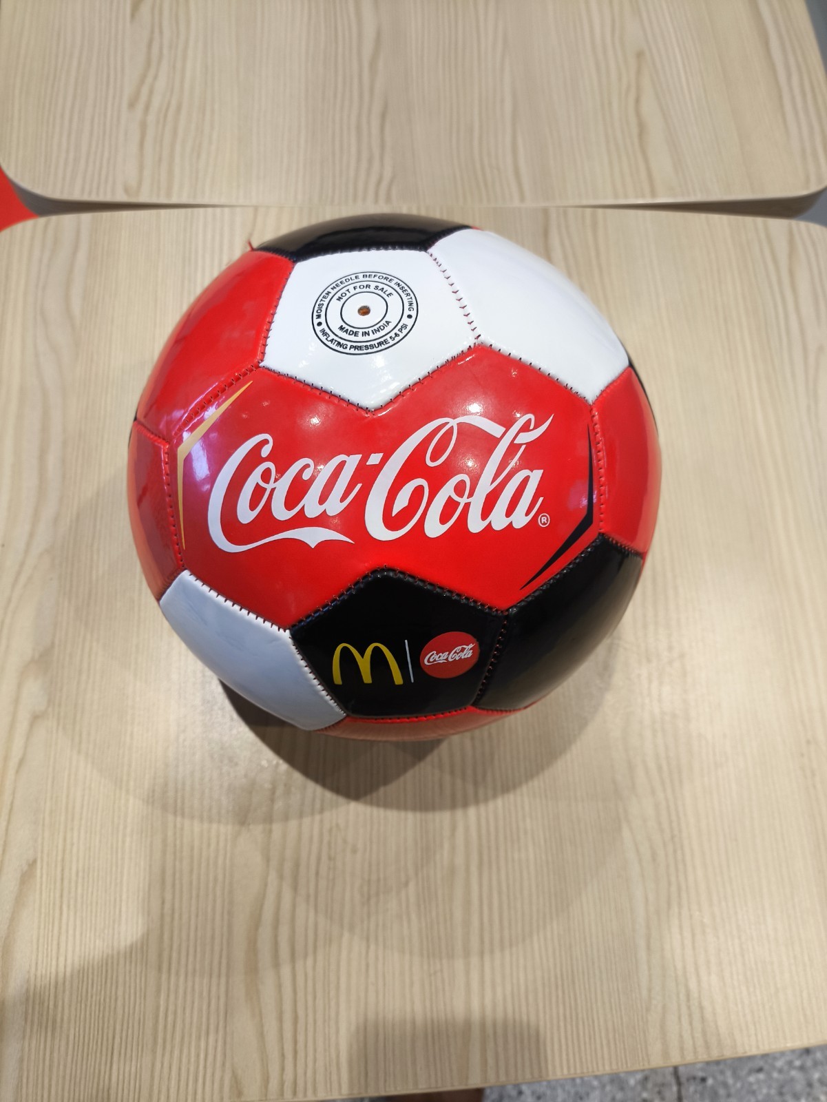 FIFA LIMITED EDITION PROMOTIONAL FOOTBALL BY MCDONALD\'S FIFA LIMITED EDITION PROMOTIONAL FOOTBALL BY MCDONALD\'S