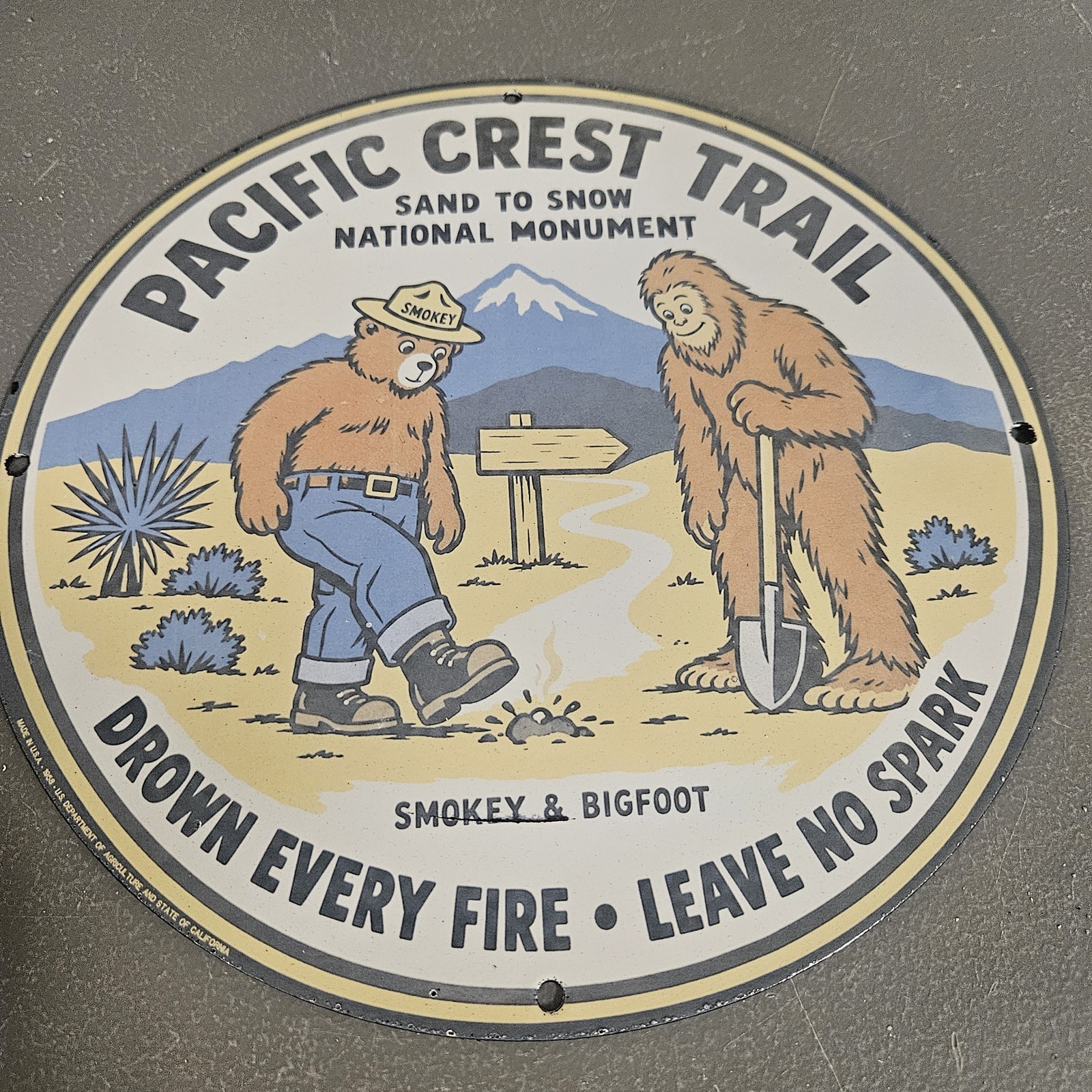 VINTAGE 1958 PACIFIC CREST TRAIL 12