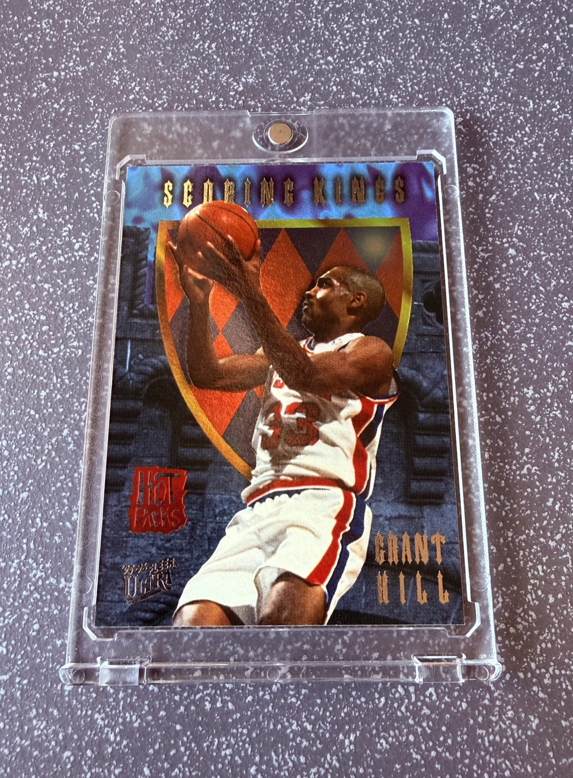 GRANT HILL - 1995-96 Fleer Ultra SCORING KINGS Clean and sharp GRANT HILL - 1995-96 Fleer Ultra SCORING KINGS Clean and sharp
