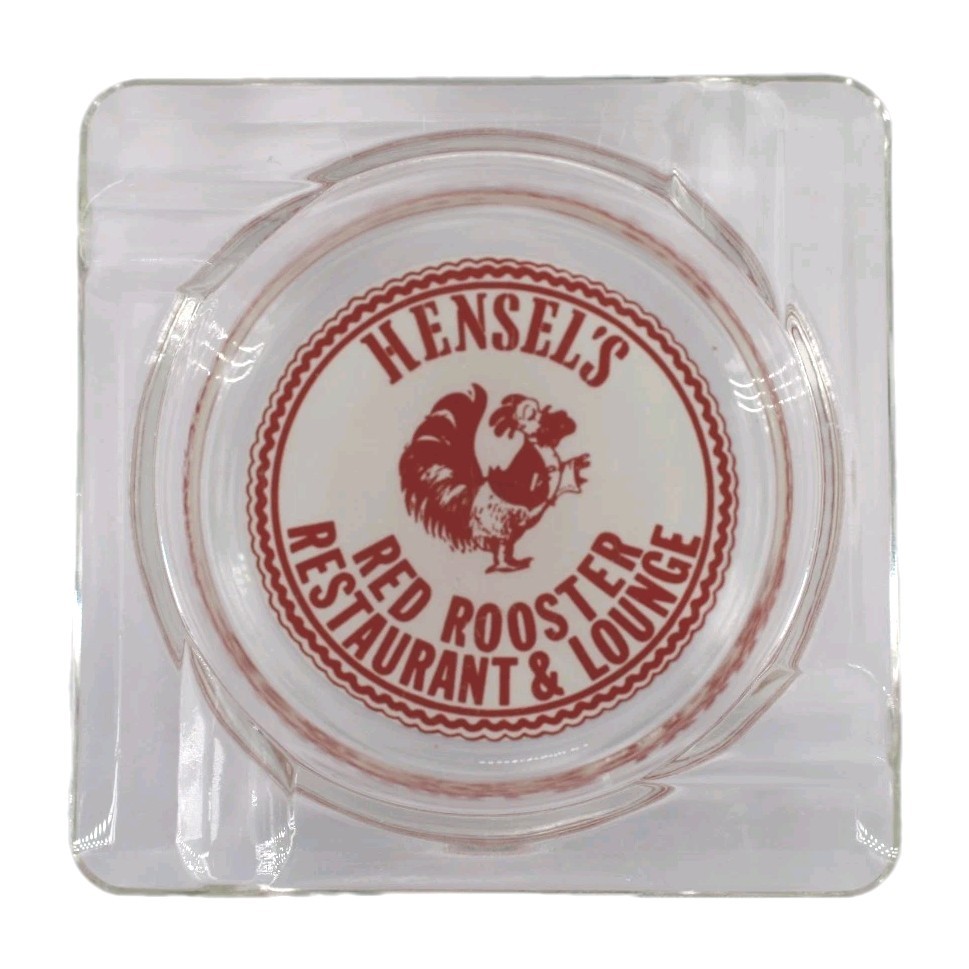 Vintage Marketing Ashtray Hensel's Red Rooster Restaurant Eu Gallie Florida FL Vintage Marketing Ashtray Hensel's Red Rooster Restaurant Eu Gallie Florida FL