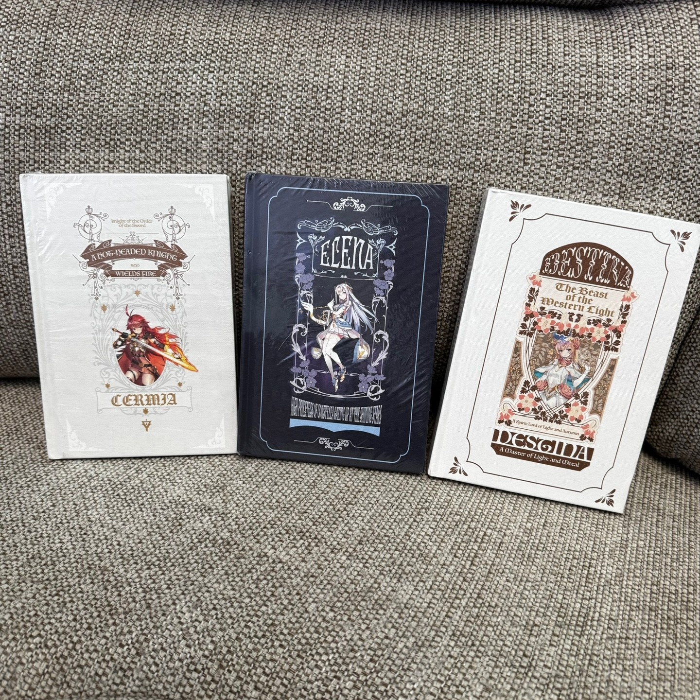 Official Epic Seven Hardcover Notebook Full Set - Cermia, Elena, Destina Official Epic Seven Hardcover Notebook Full Set - Cermia, Elena, Destina